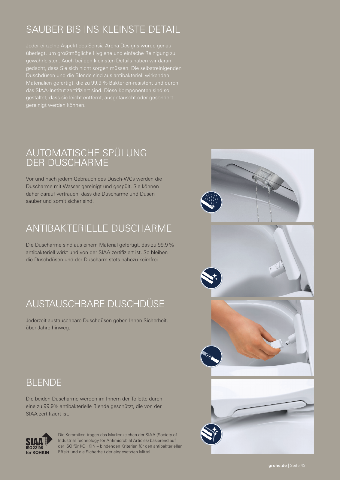 Vorschau GROHE_Shower_Toilet_2017_DE Seite 43