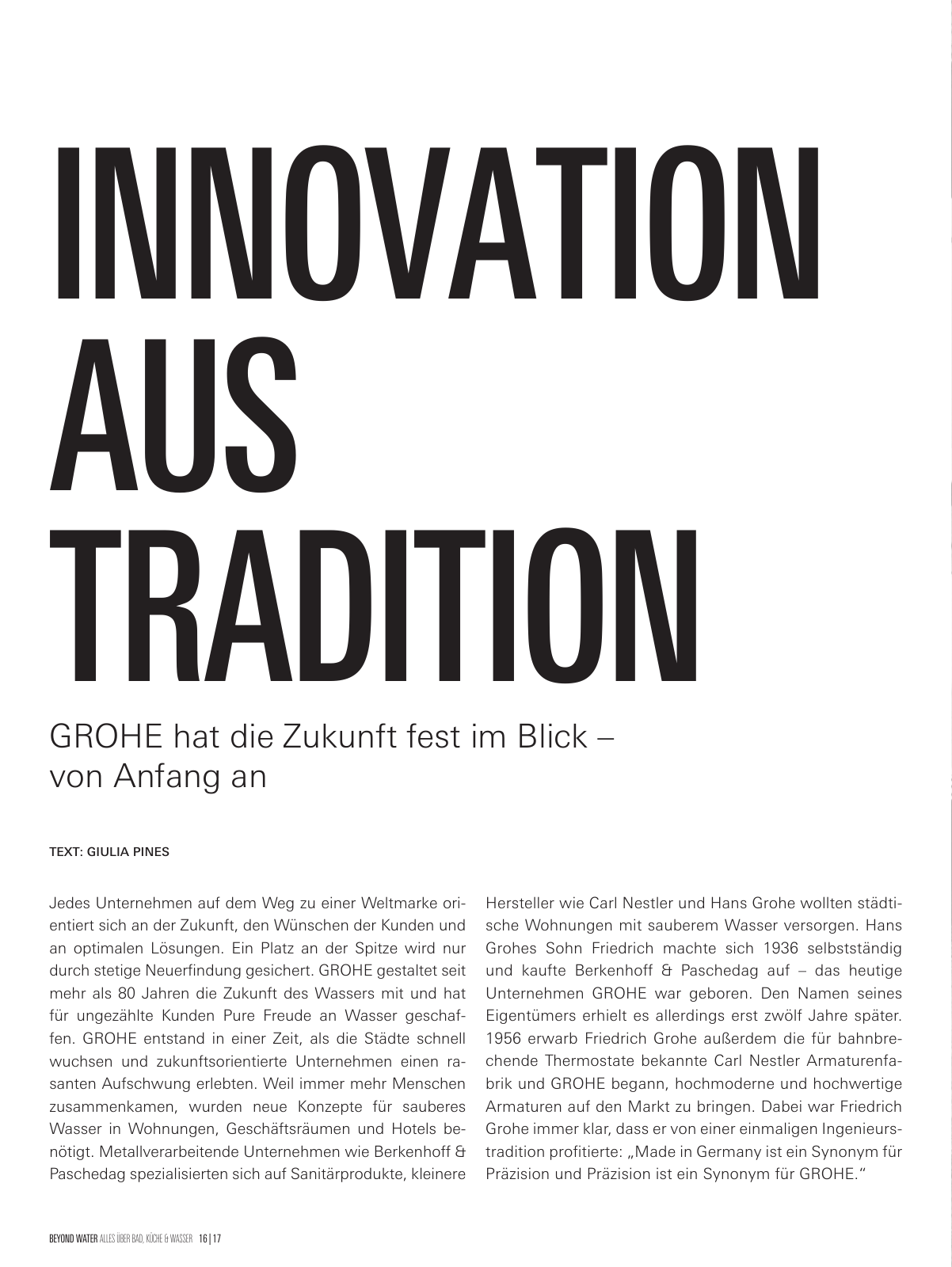 Vorschau GROHE-BW-Magazine-1_de-de Seite 16