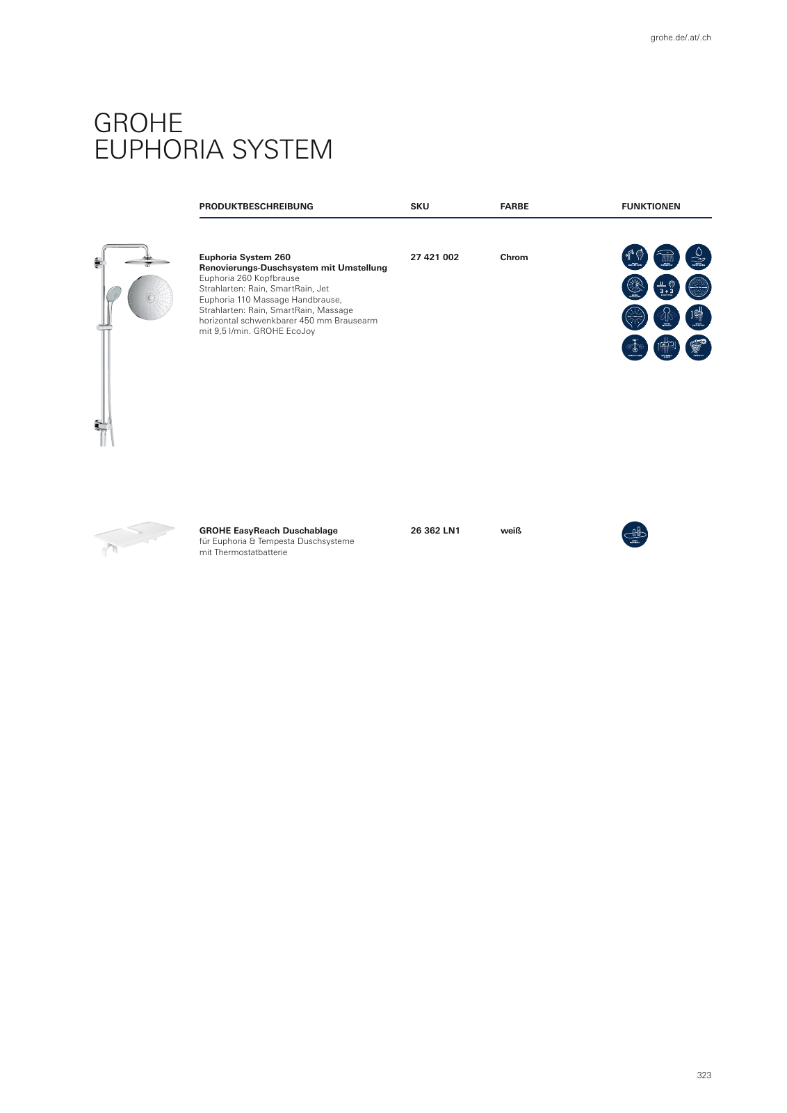 Vorschau GROHE-Bath-Brochure_de-de Seite 327