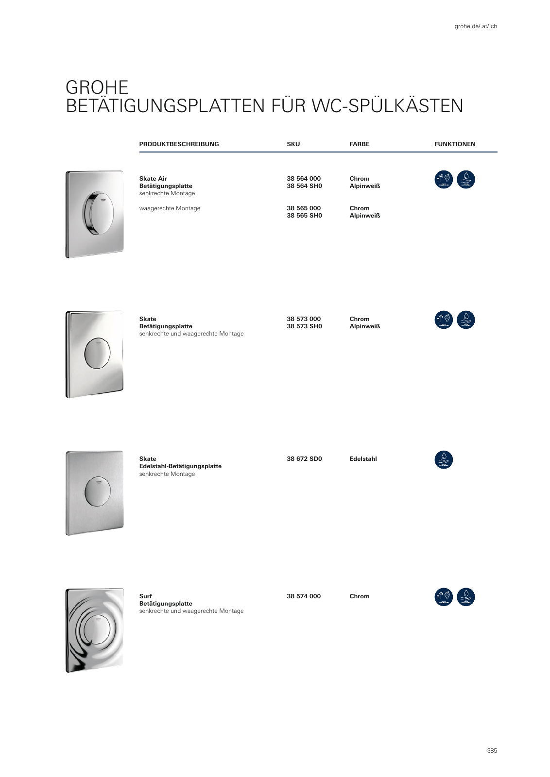 Vorschau GROHE-Bath-Brochure_de-de Seite 389