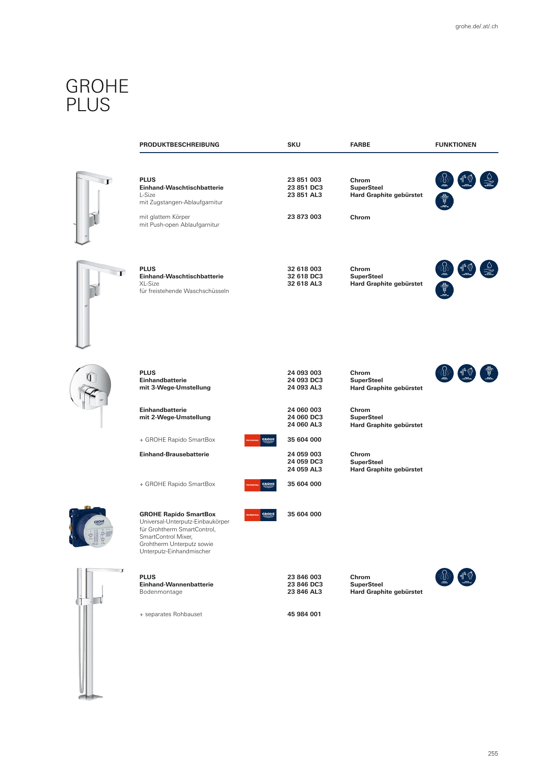 Vorschau GROHE-Bath-Brochure_de-de Seite 259