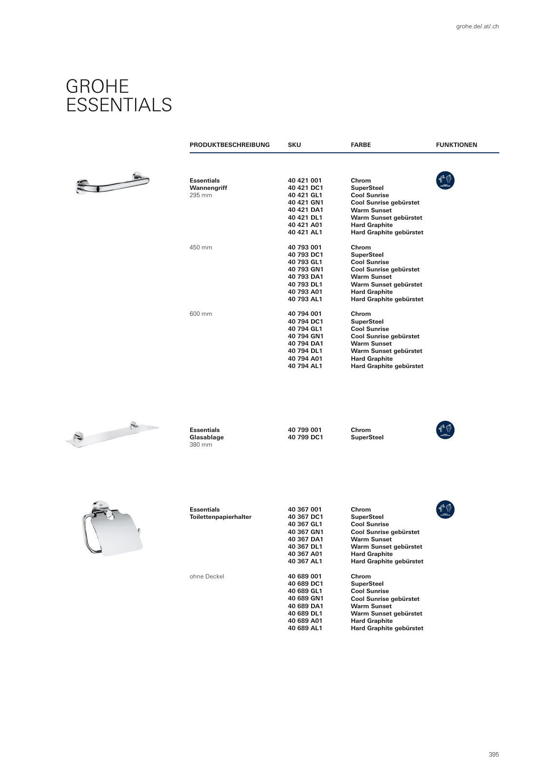 Vorschau GROHE-Bath-Brochure_de-de Seite 399