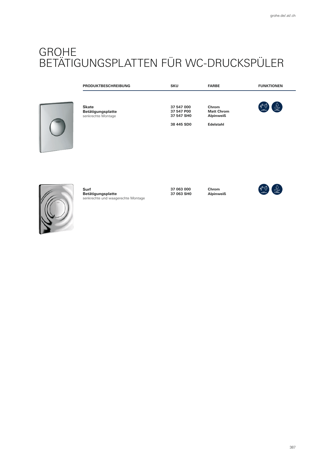Vorschau GROHE-Bath-Brochure_de-de Seite 391