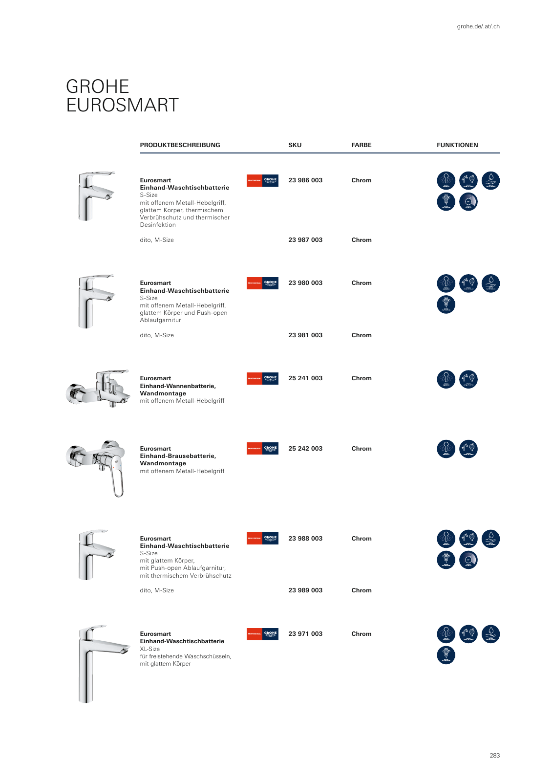 Vorschau GROHE-Bath-Brochure_de-de Seite 287