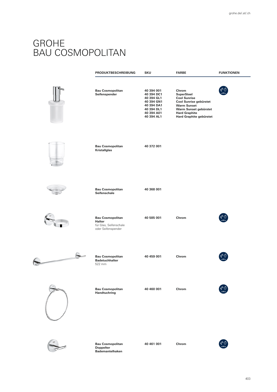 Vorschau GROHE-Bath-Brochure_de-de Seite 407