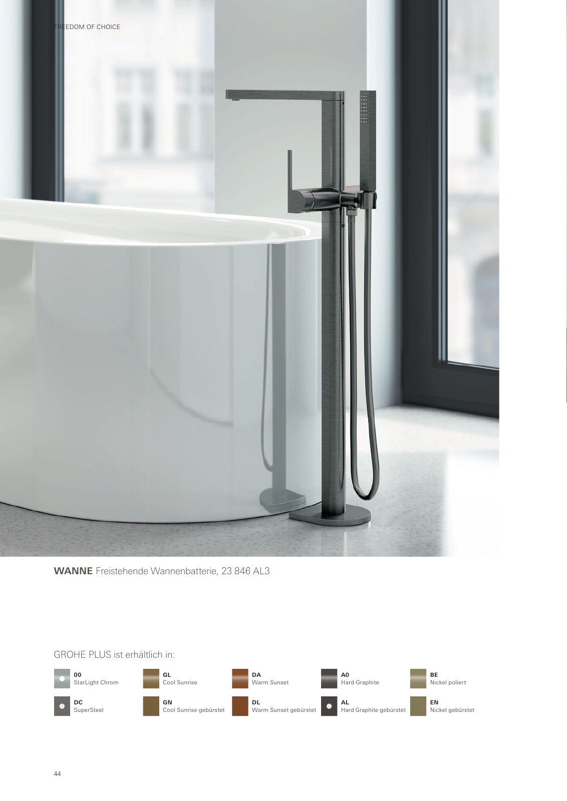 Vorschau GROHE-Colors-Collection-Brochure-2020_de-de Seite 44