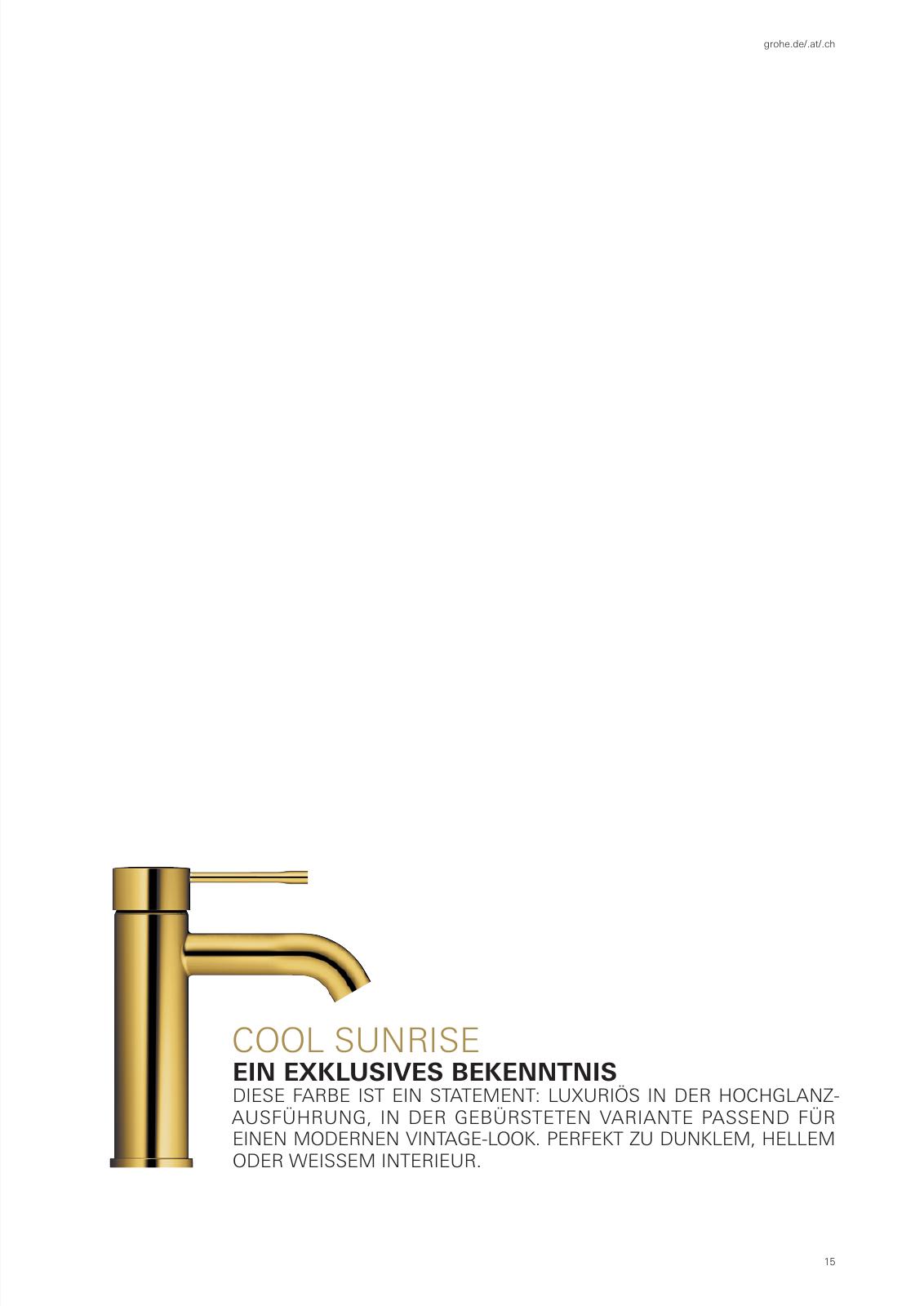 Vorschau GROHE-Colors-Collection-Brochure-2020_de-de Seite 15