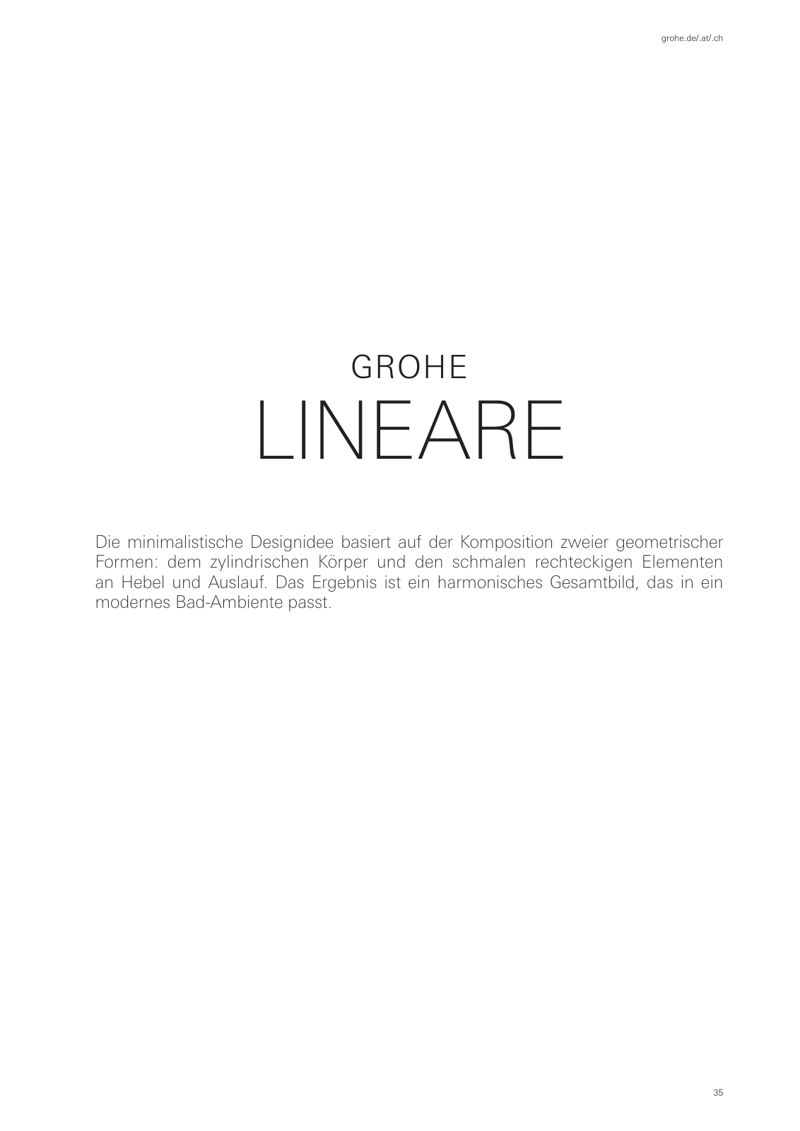 Vorschau GROHE-Colors-Collection-Brochure-2020_de-de Seite 35