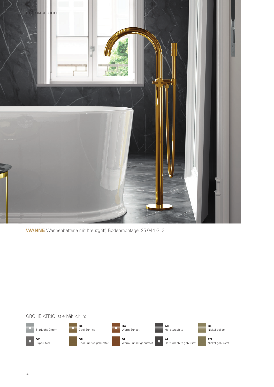 Vorschau GROHE-Colors-Collection-Brochure-2020_de-de Seite 32