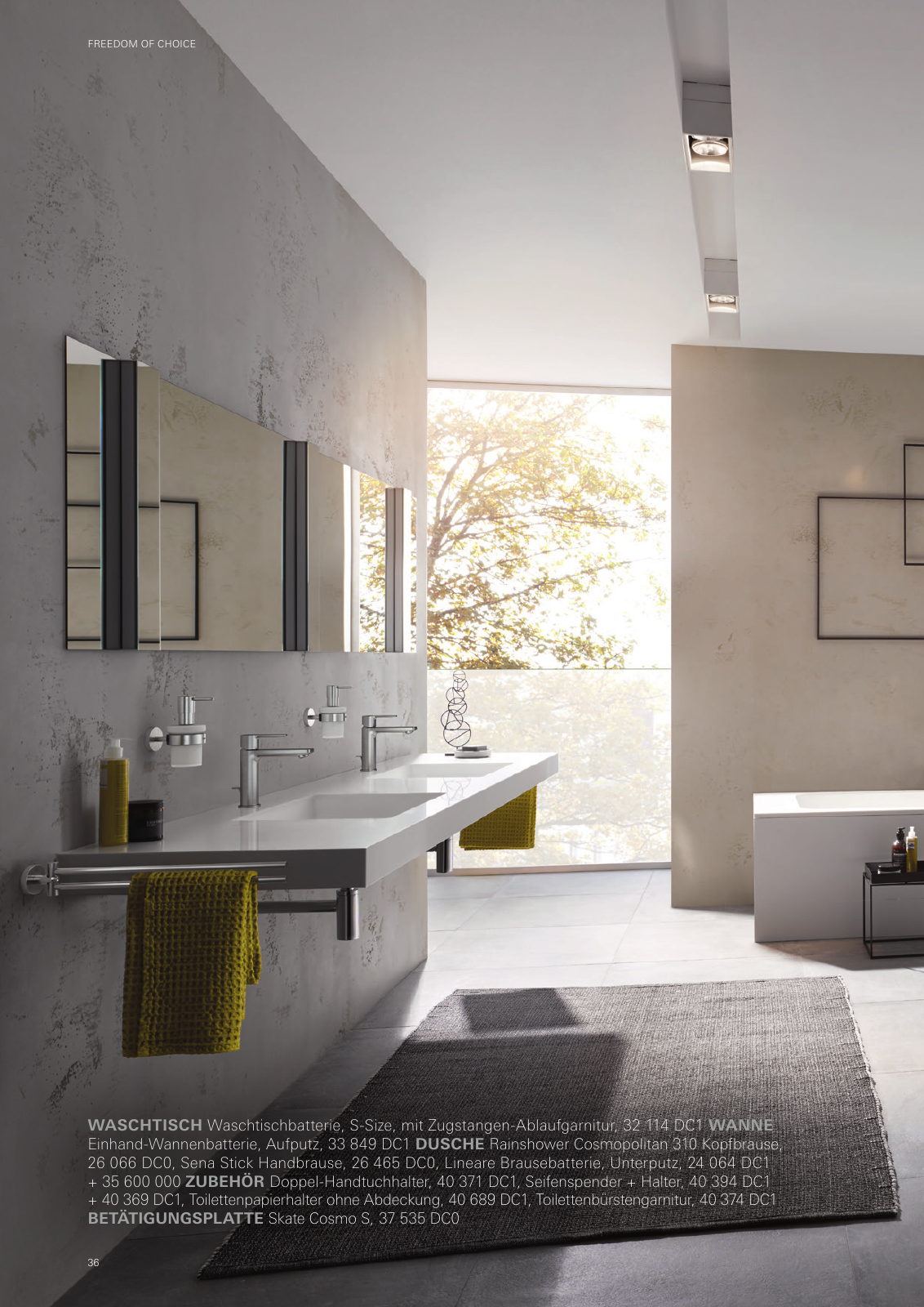 Vorschau GROHE-Colors-Collection-Brochure-2020_de-de Seite 36