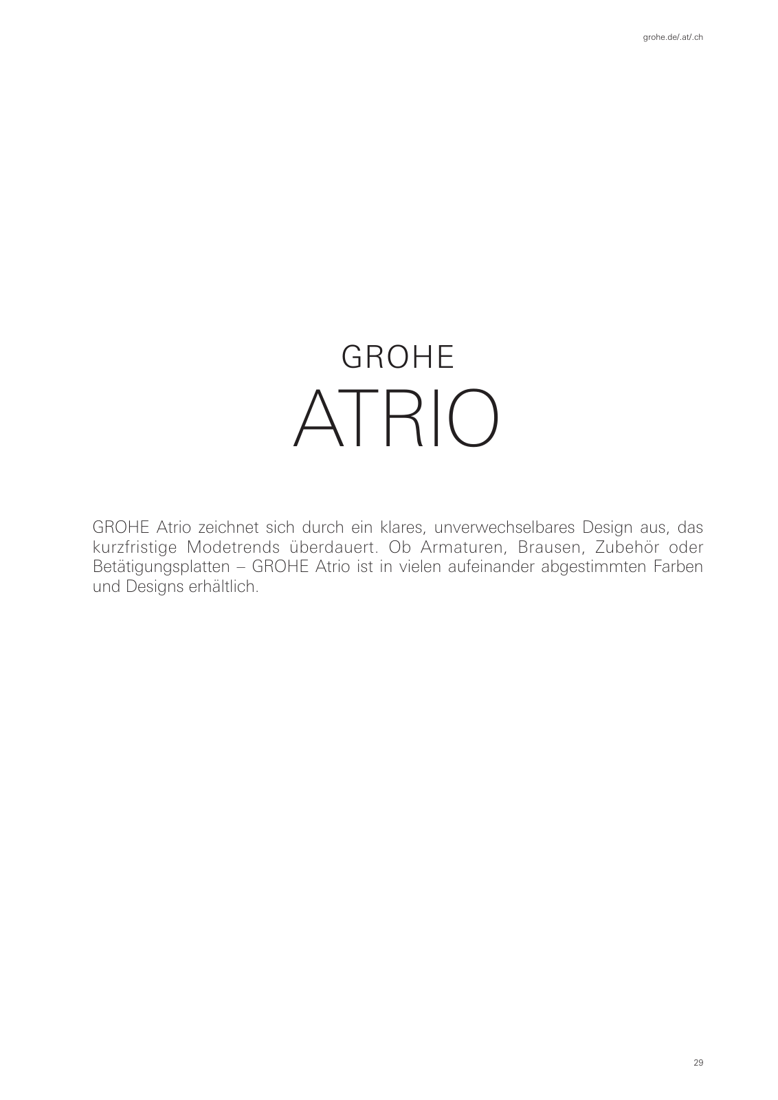 Vorschau GROHE-Colors-Collection-Brochure-2020_de-de Seite 29