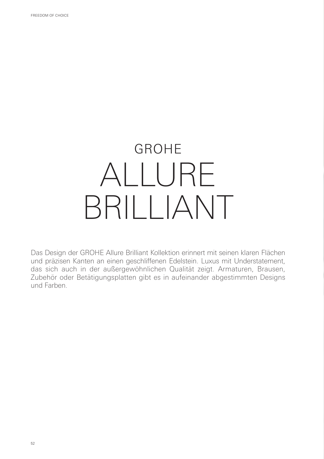 Vorschau GROHE-Colors-Collection-Brochure-2020_de-de Seite 52