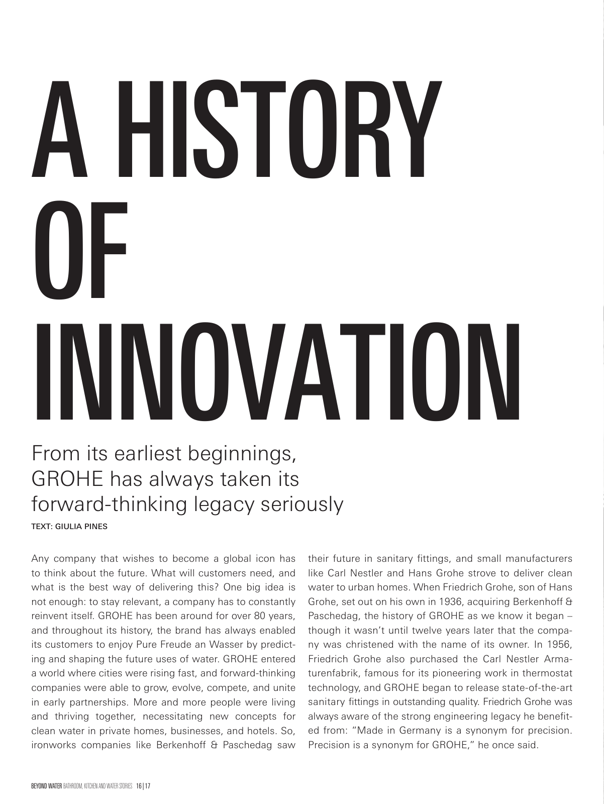 Vorschau GROHE-BW-Magazine-1-20191111_en-com Seite 16