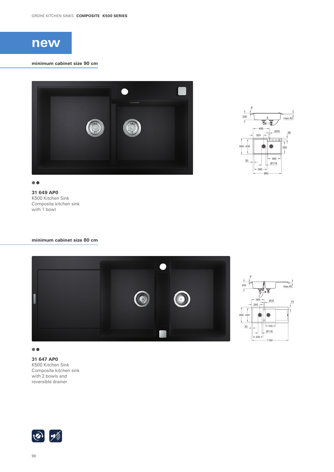 Vorschau Sinks-Brochure_en-cy Seite 98