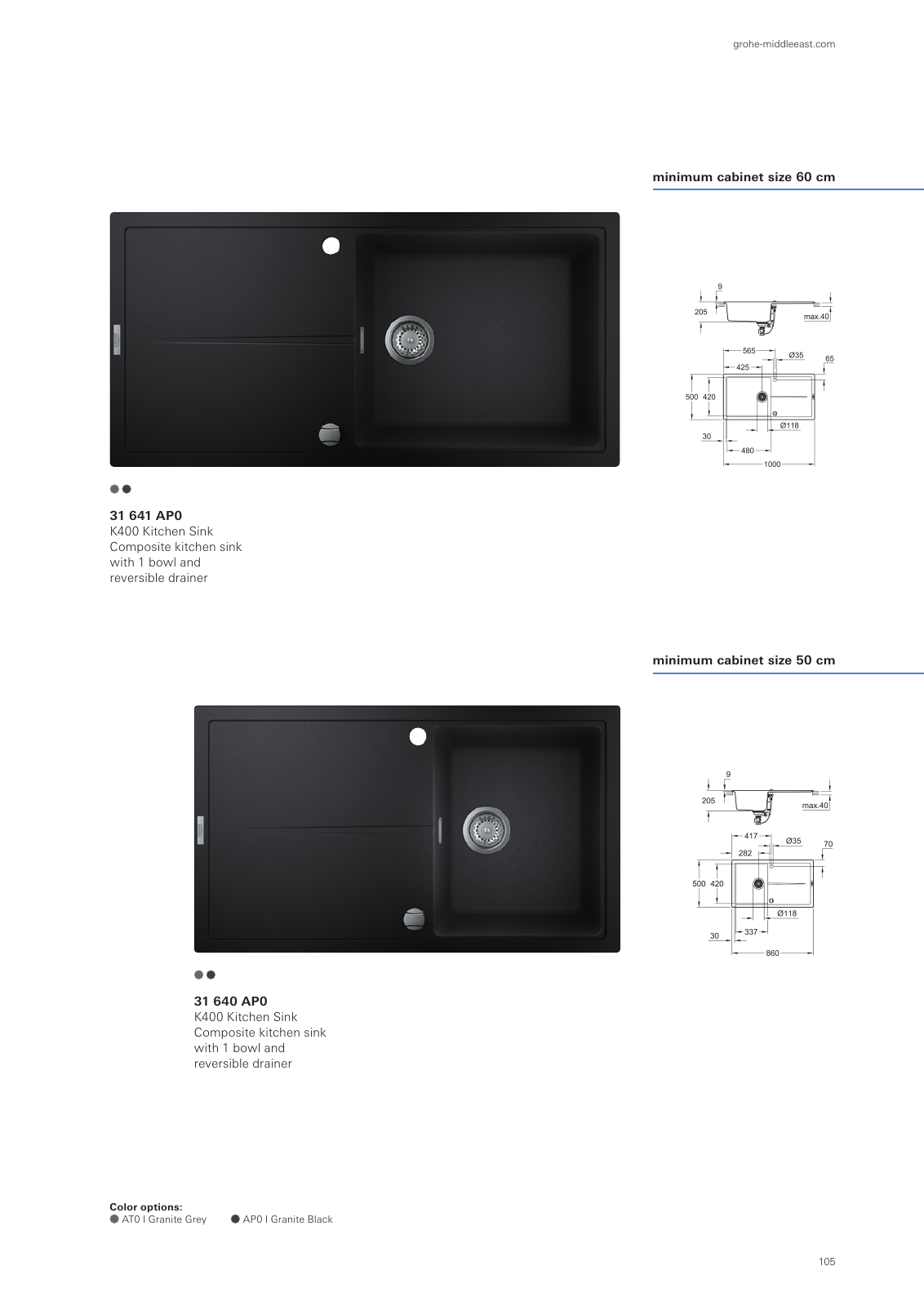 Vorschau Sinks-Brochure_en-cy Seite 105