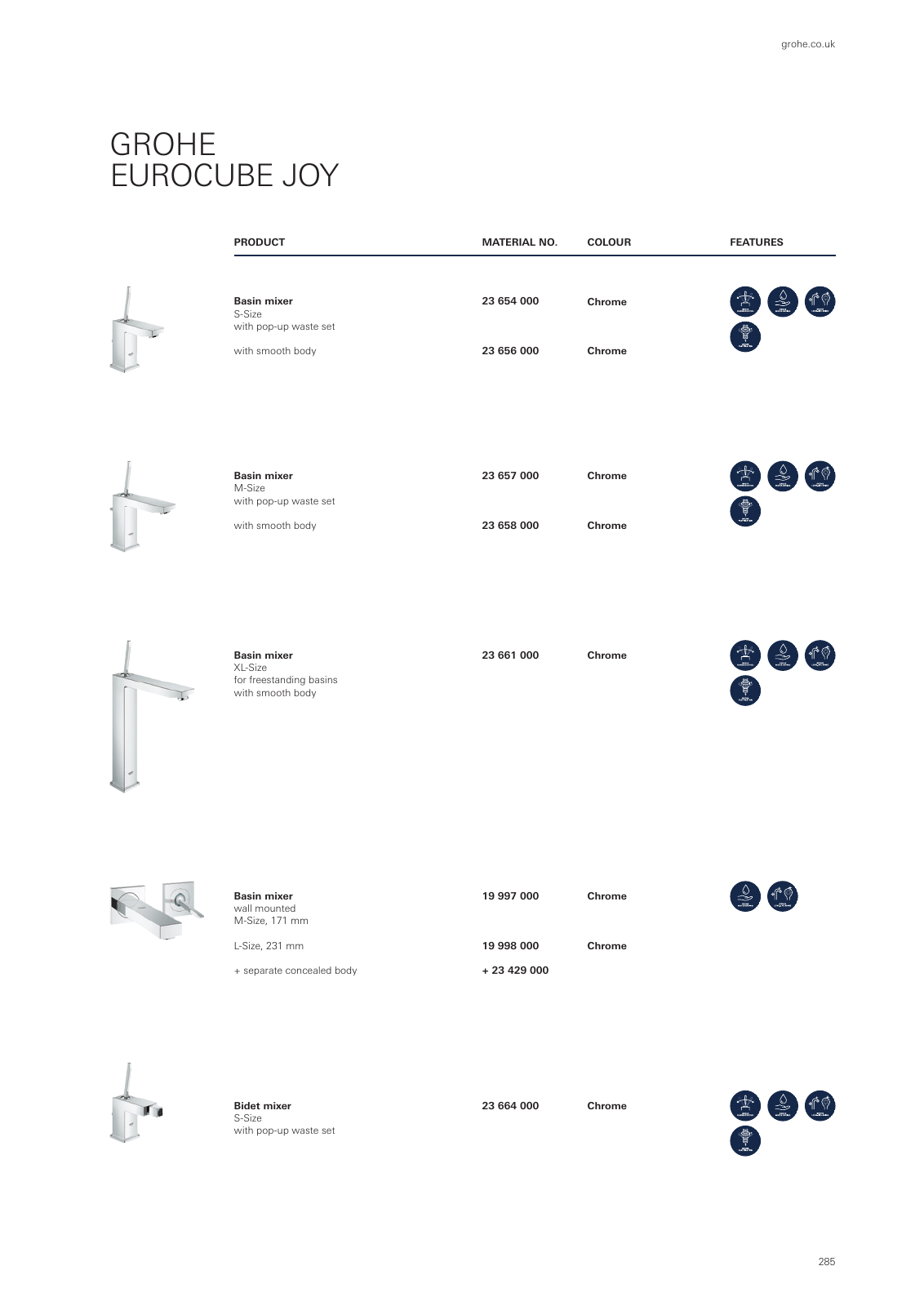 Vorschau GROHE-Bath-Brochure_en-gb Seite 289