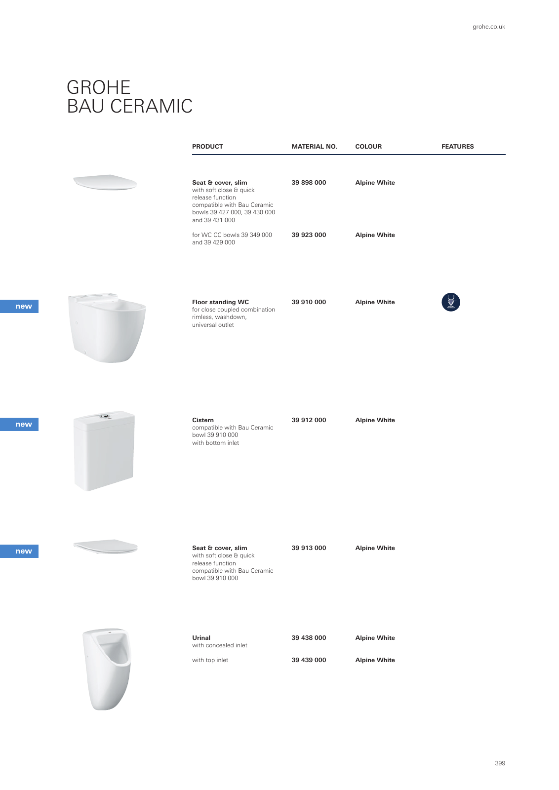 Vorschau GROHE-Bath-Brochure_en-gb Seite 403