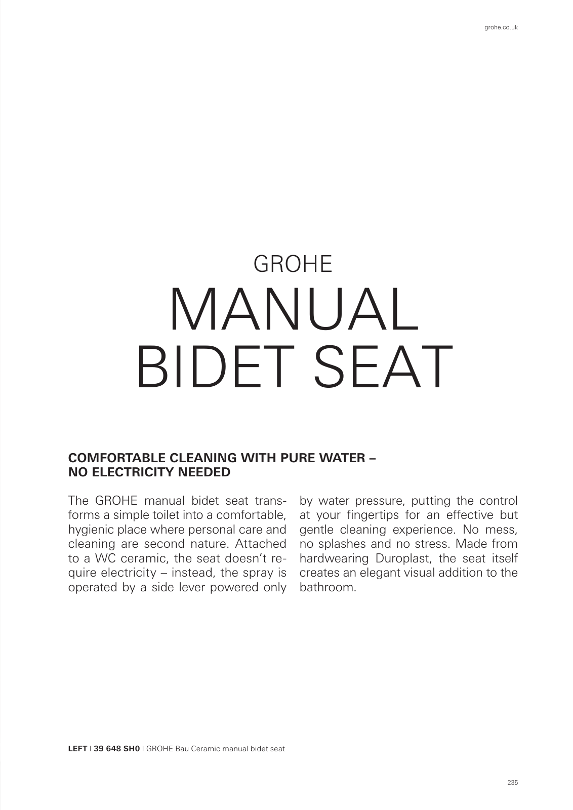 Vorschau GROHE-Bath-Brochure_en-gb Seite 239