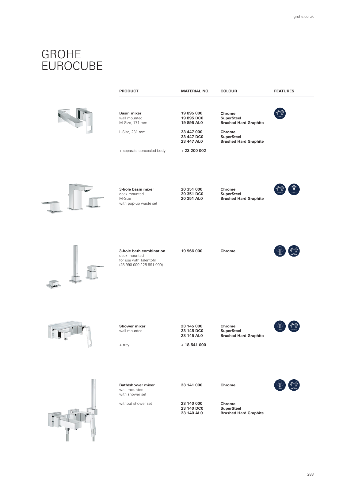 Vorschau GROHE-Bath-Brochure_en-gb Seite 287