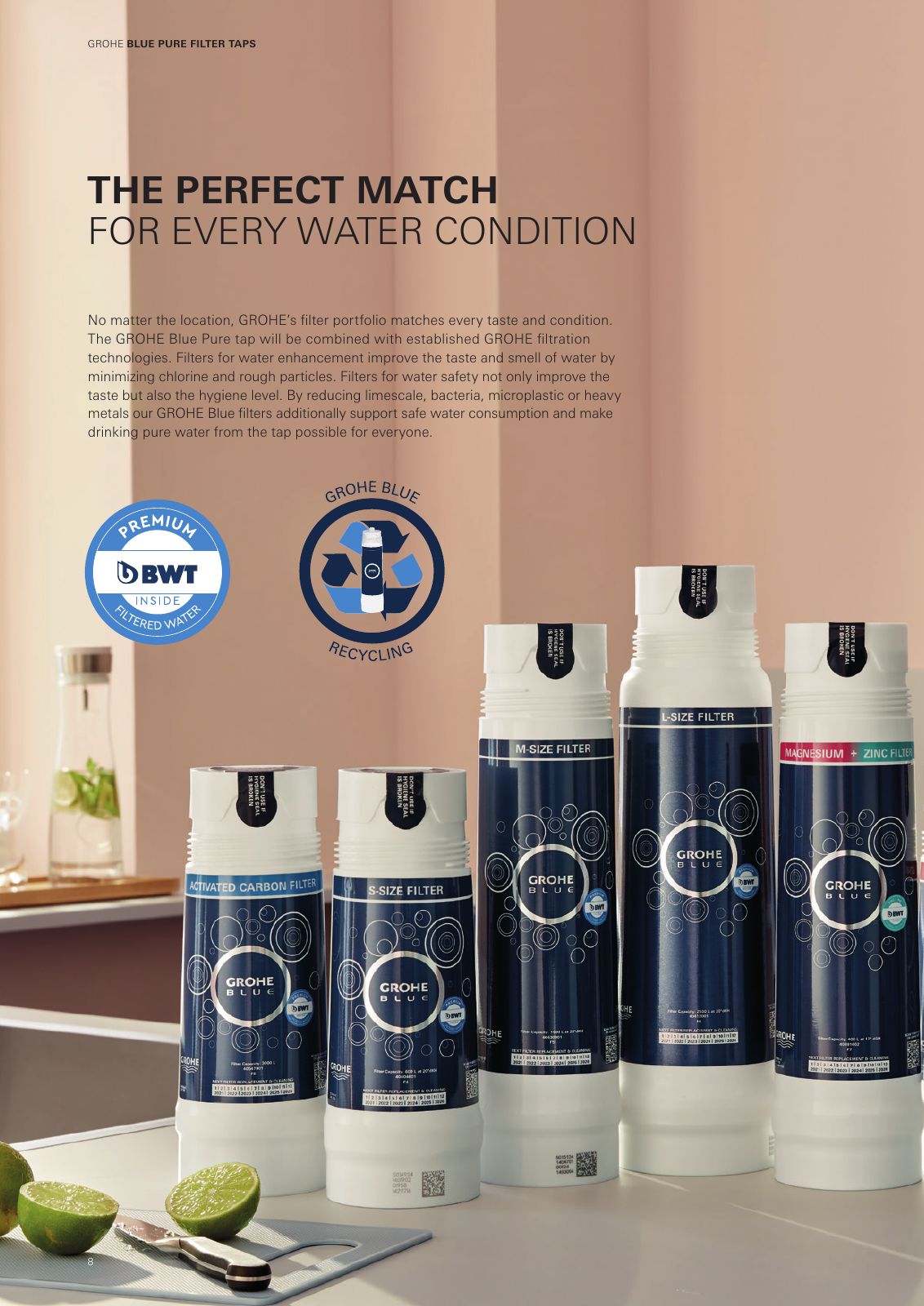 Vorschau GROHE-Blue-Pure-Filter-Faucets-Consumer_en-gb Seite 8