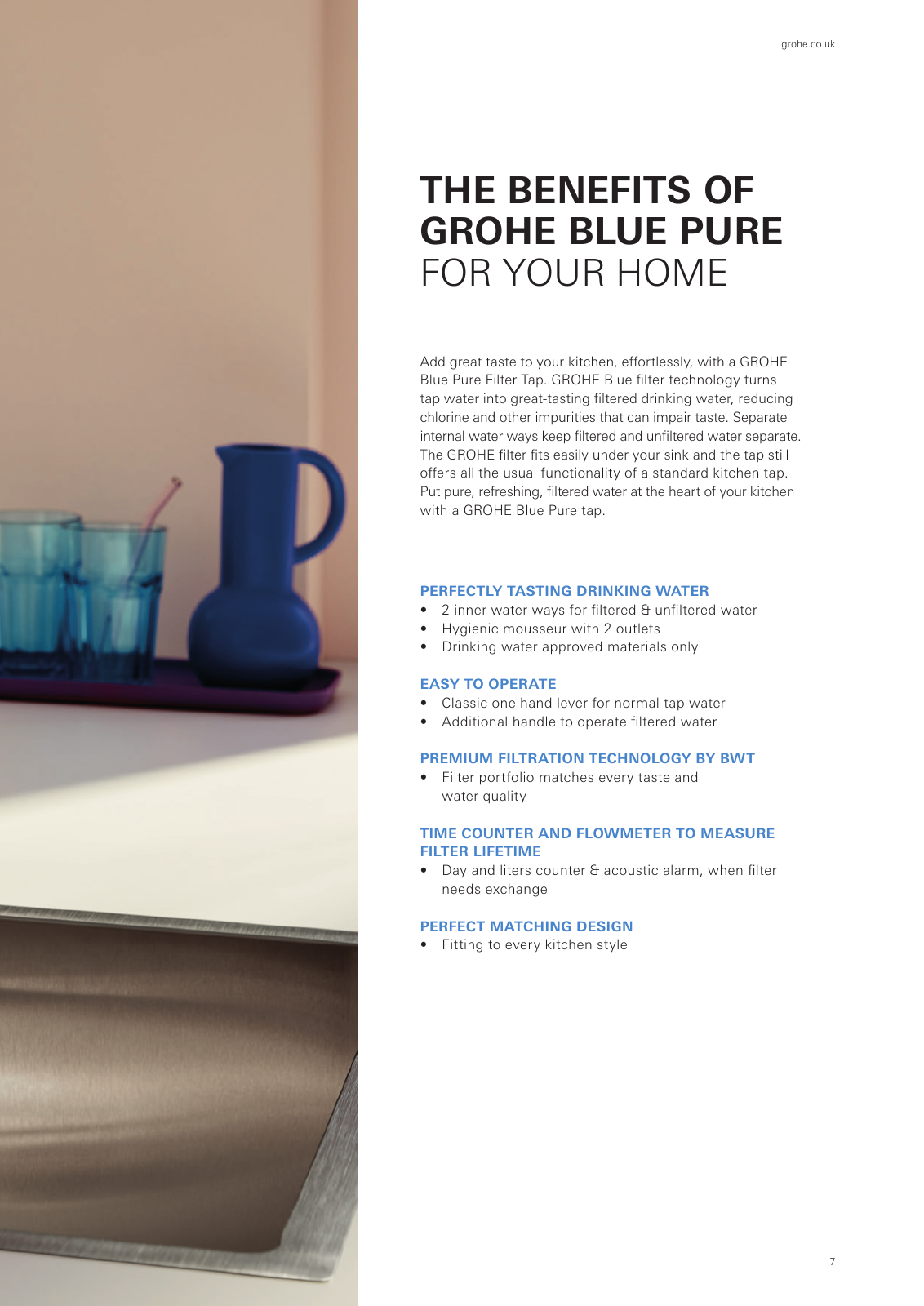 Vorschau GROHE-Blue-Pure-Filter-Faucets-Consumer_en-gb Seite 7