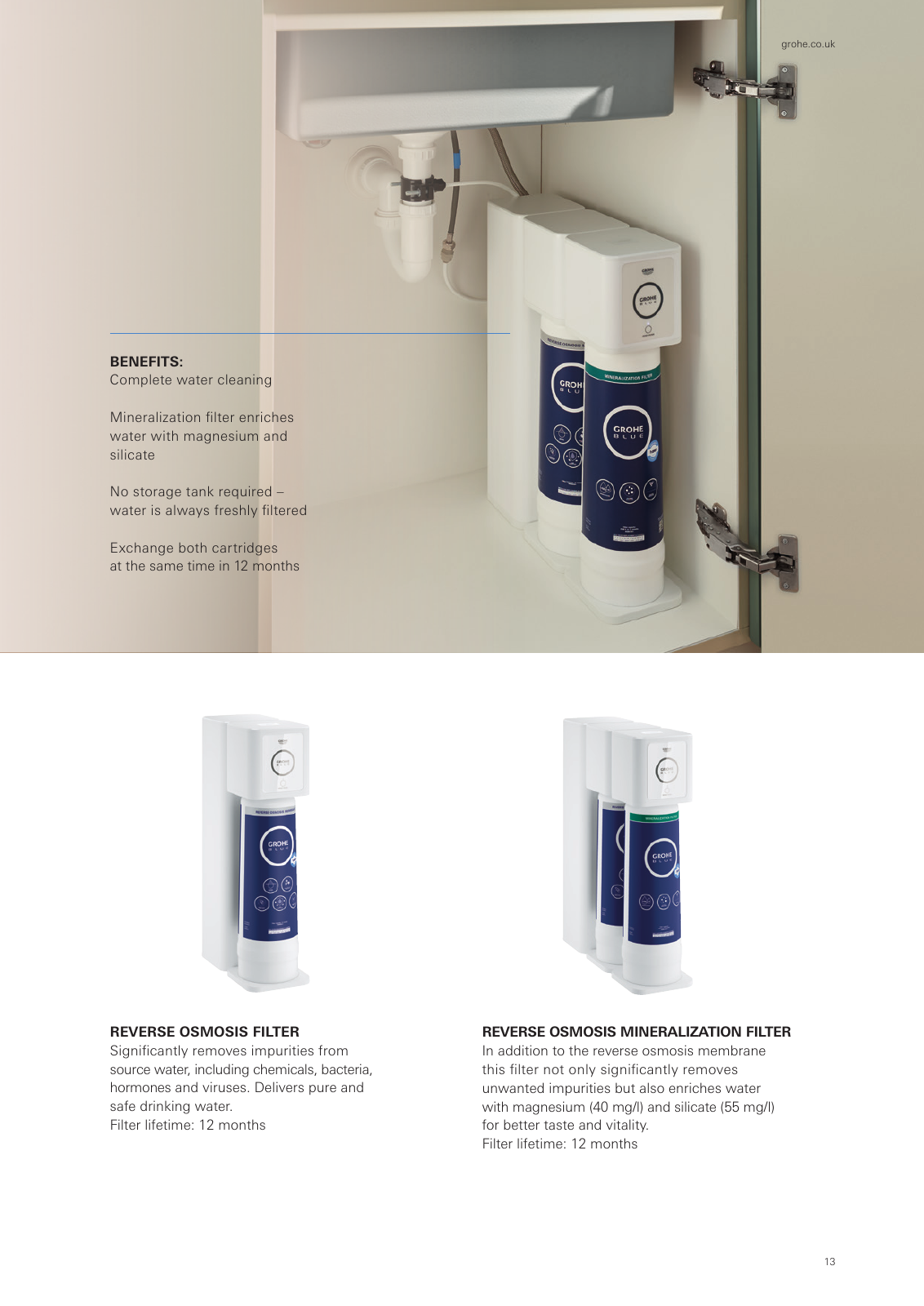 Vorschau GROHE-Blue-Pure-Filter-Faucets-Consumer_en-gb Seite 13