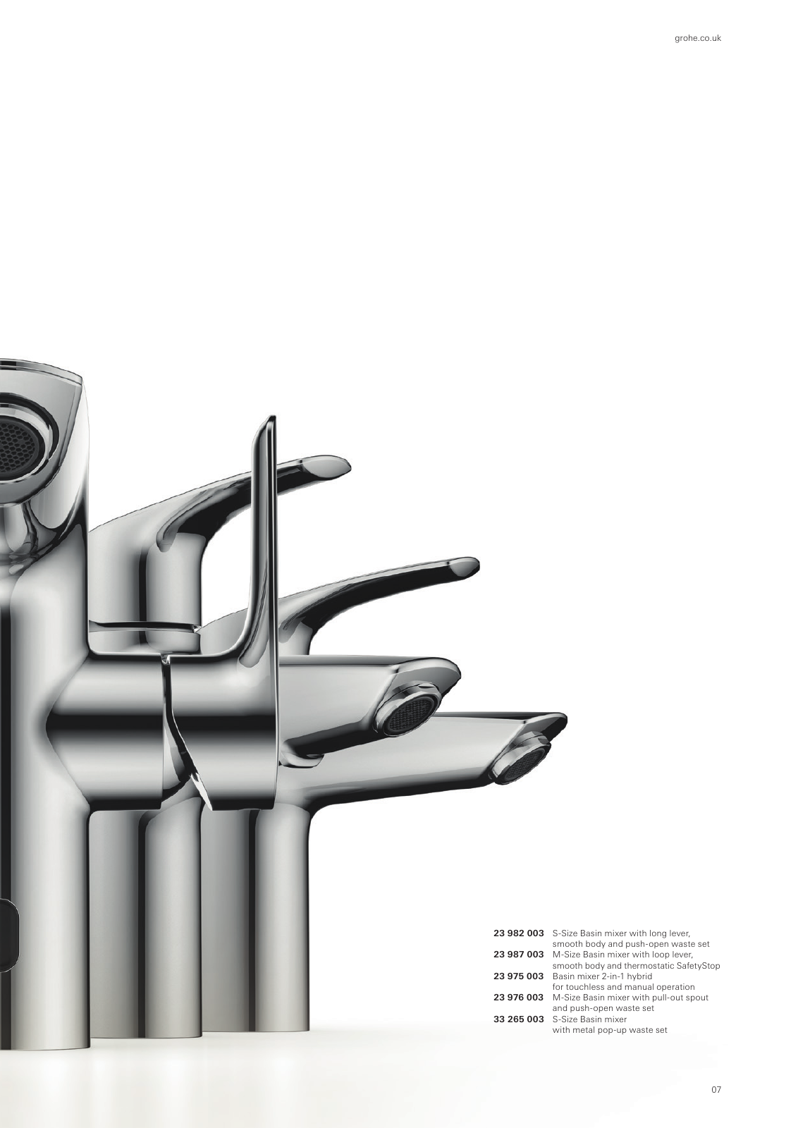 Vorschau GROHE-Eurosmart-Brochure_en-gb Seite 7