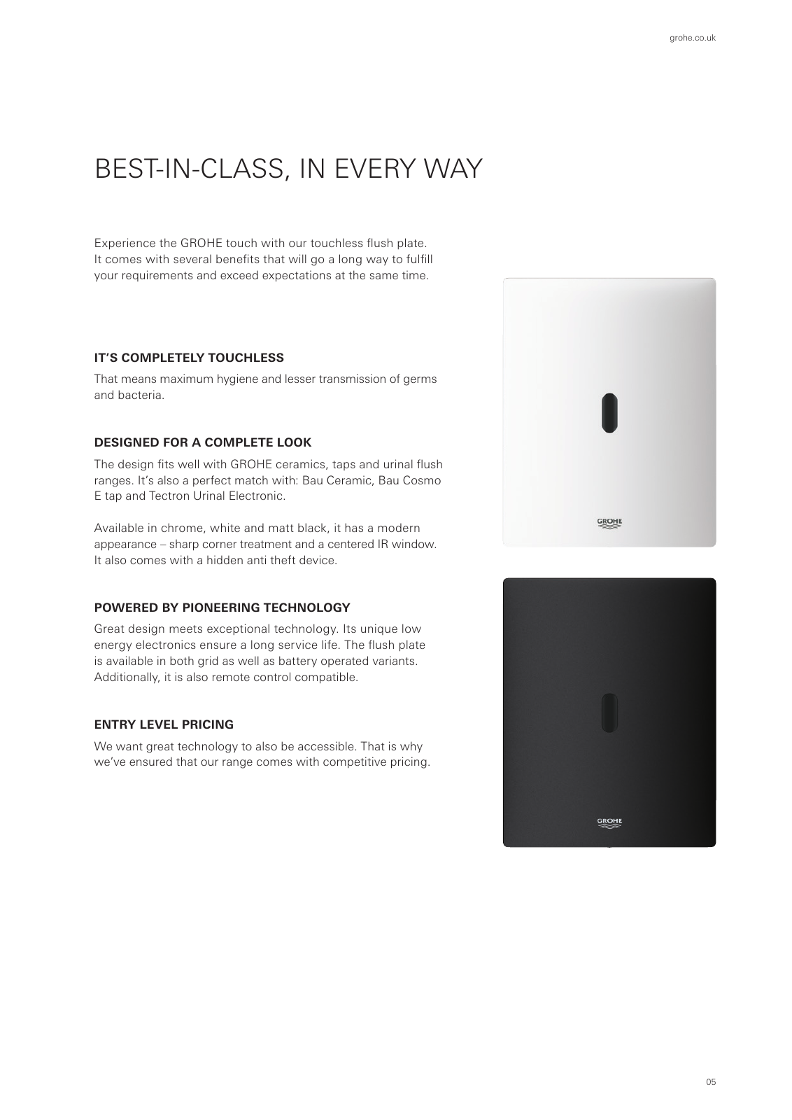 Vorschau GROHE-Tectron-Bau-E-Brochure_en-gb Seite 5