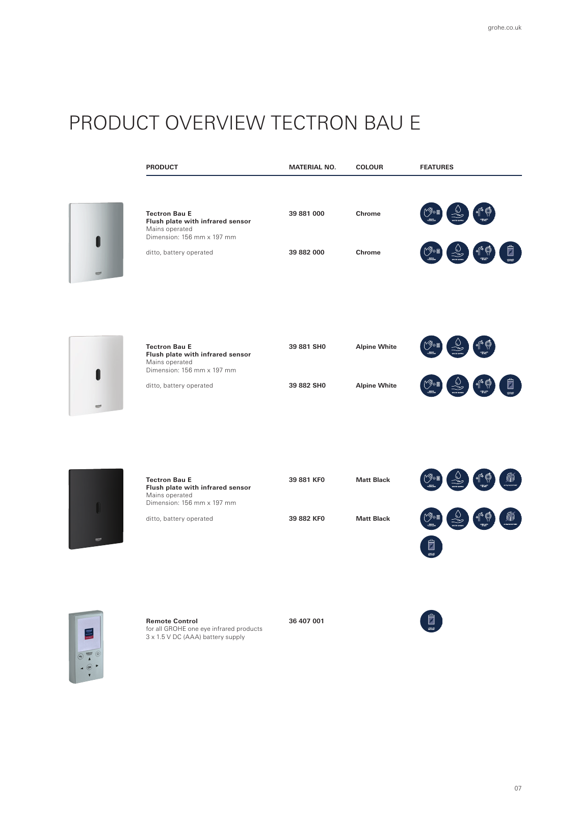 Vorschau GROHE-Tectron-Bau-E-Brochure_en-gb Seite 7