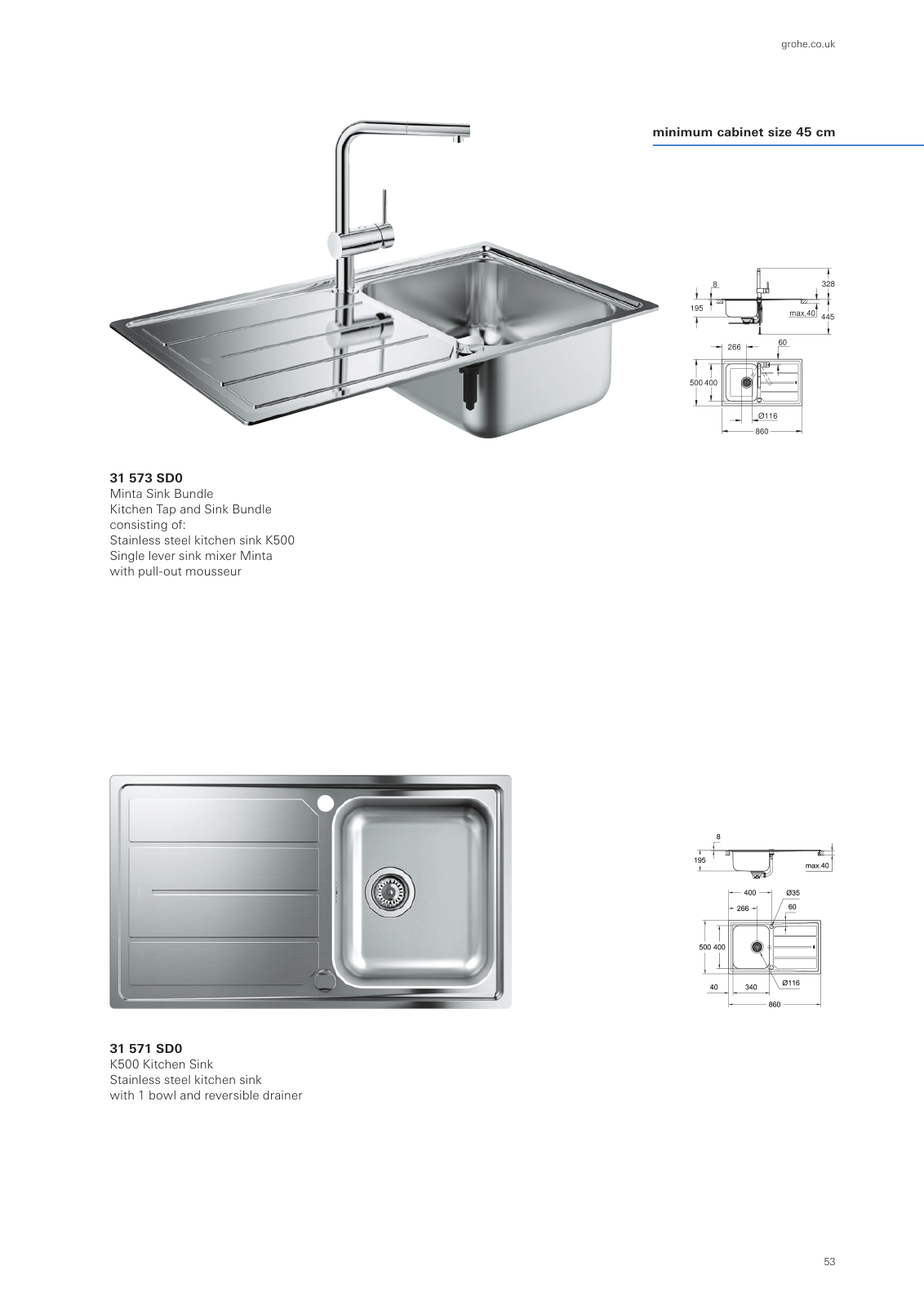 Vorschau Sinks-Brochure_en-gb Seite 53