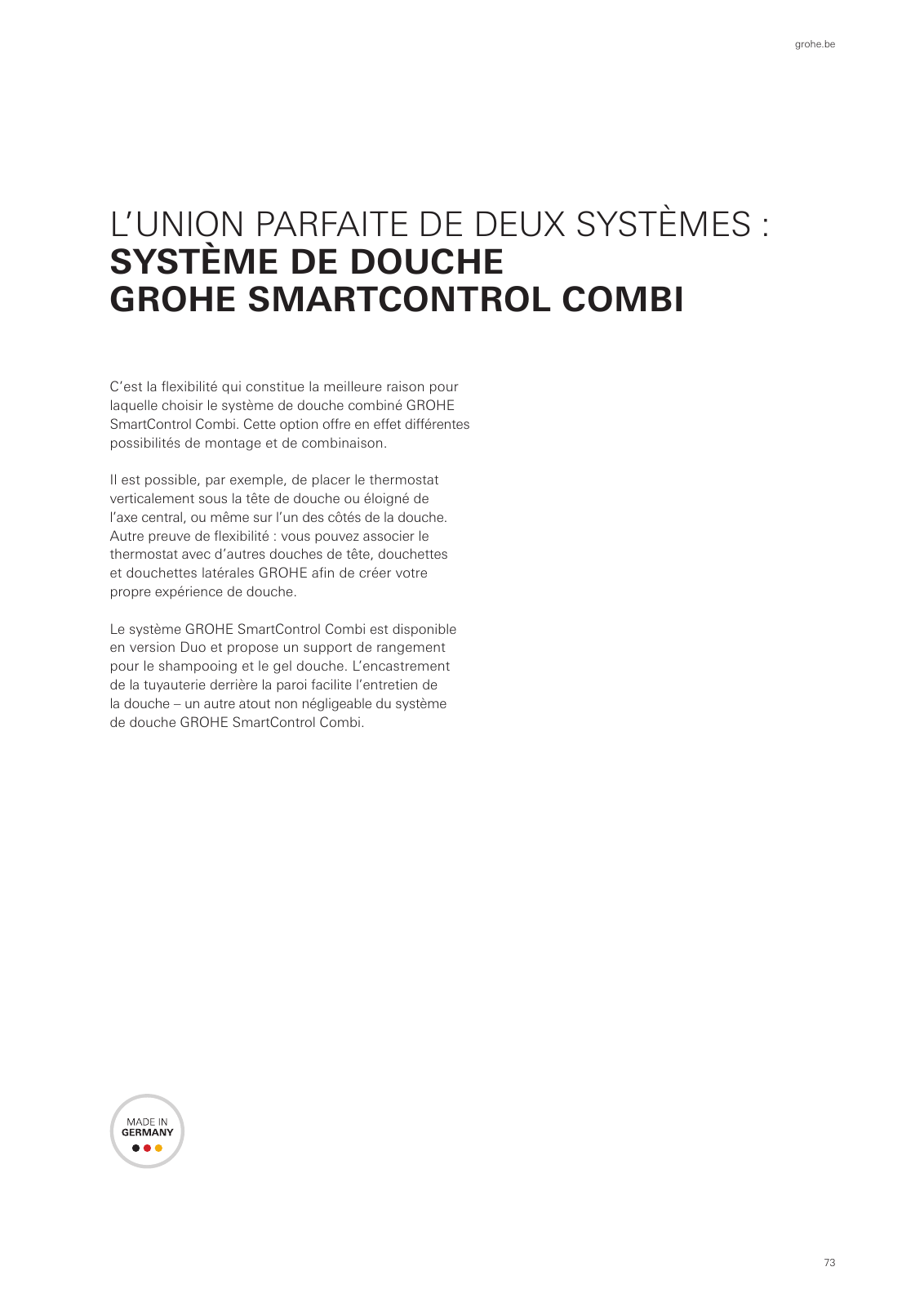 Vorschau SmartControl-Euphoria-G4-Brochure_fr_be Seite 73