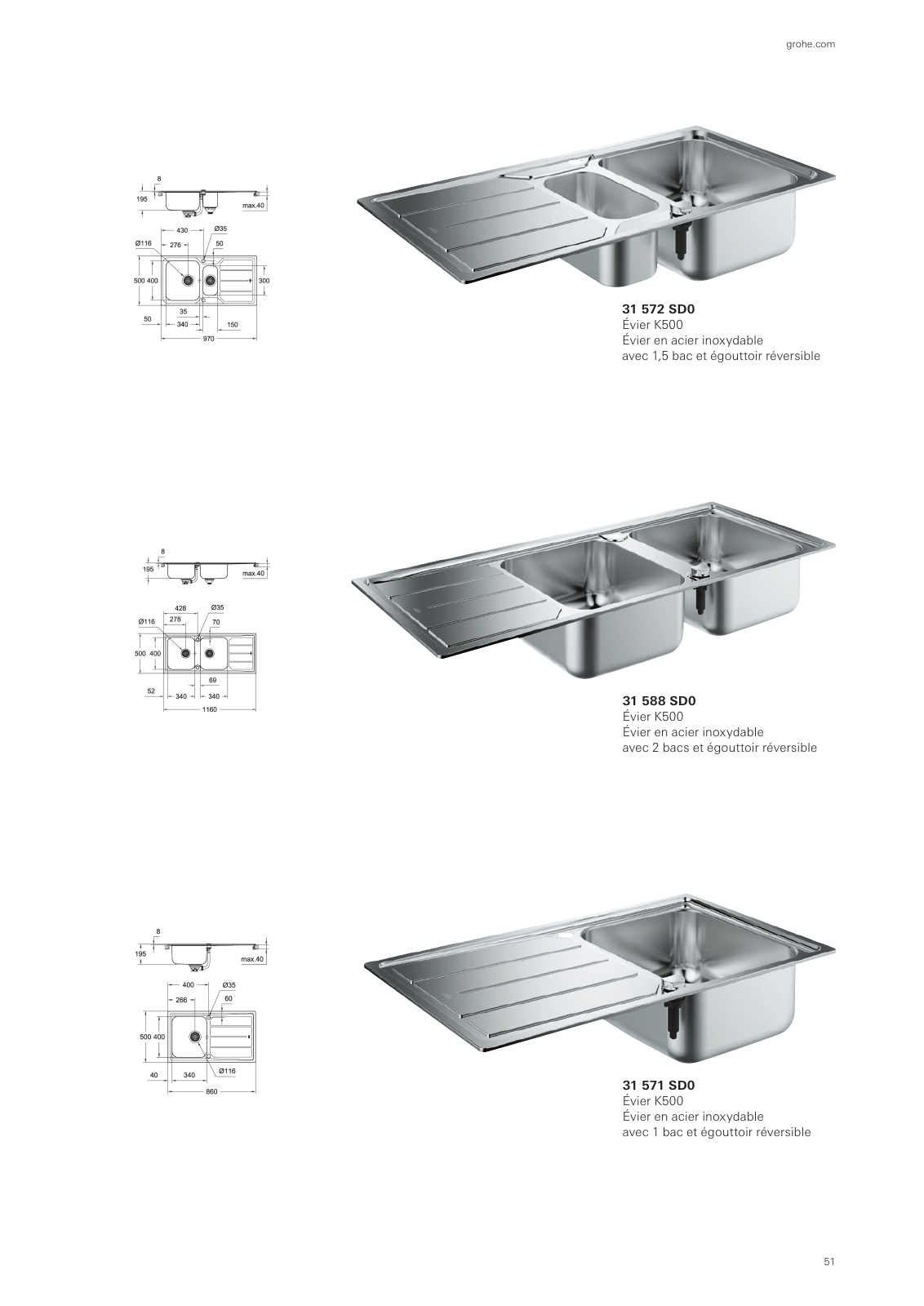 Vorschau Sinks-Brochure_fr-cy Seite 51