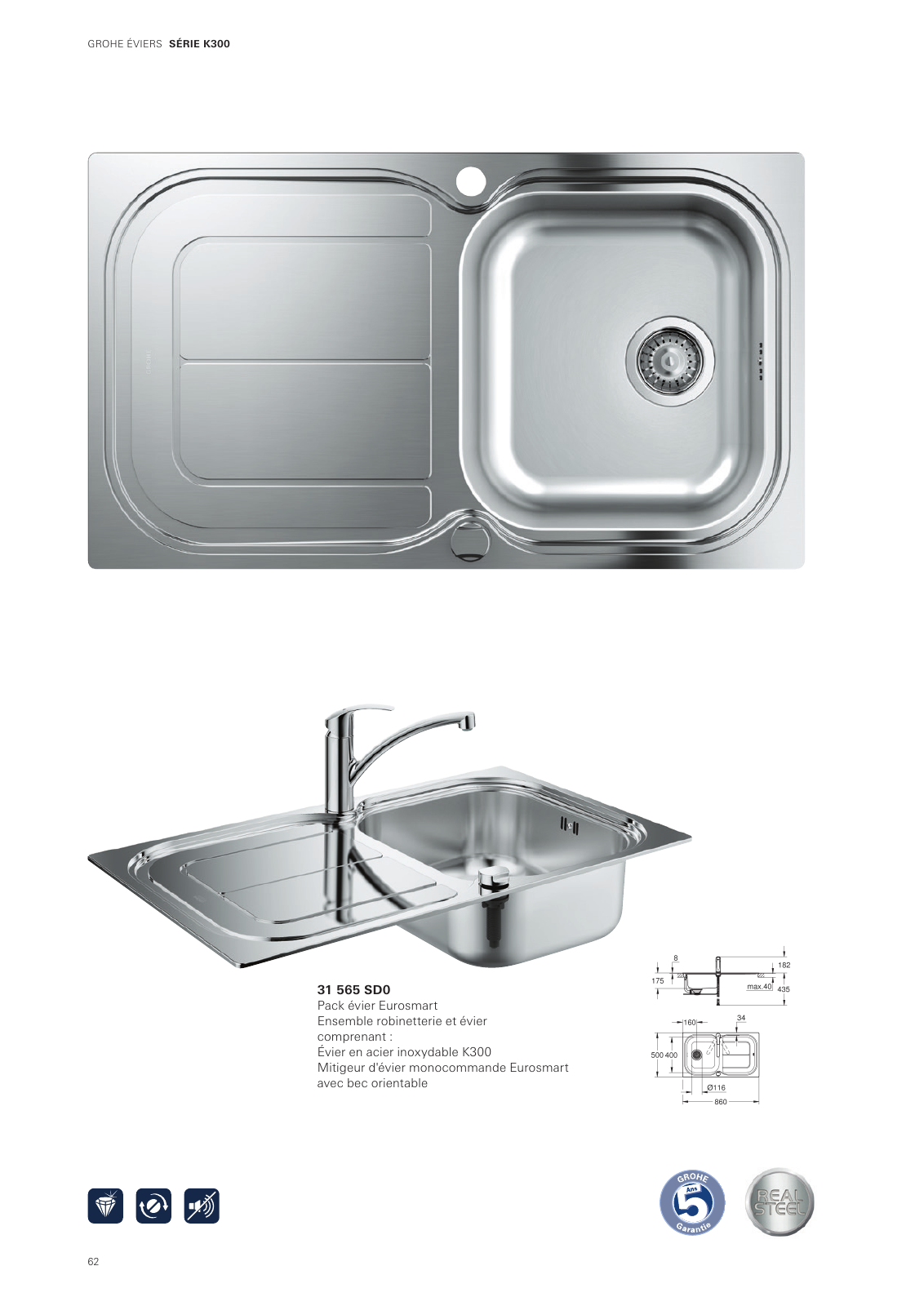 Vorschau Sinks-Brochure_fr-cy Seite 62