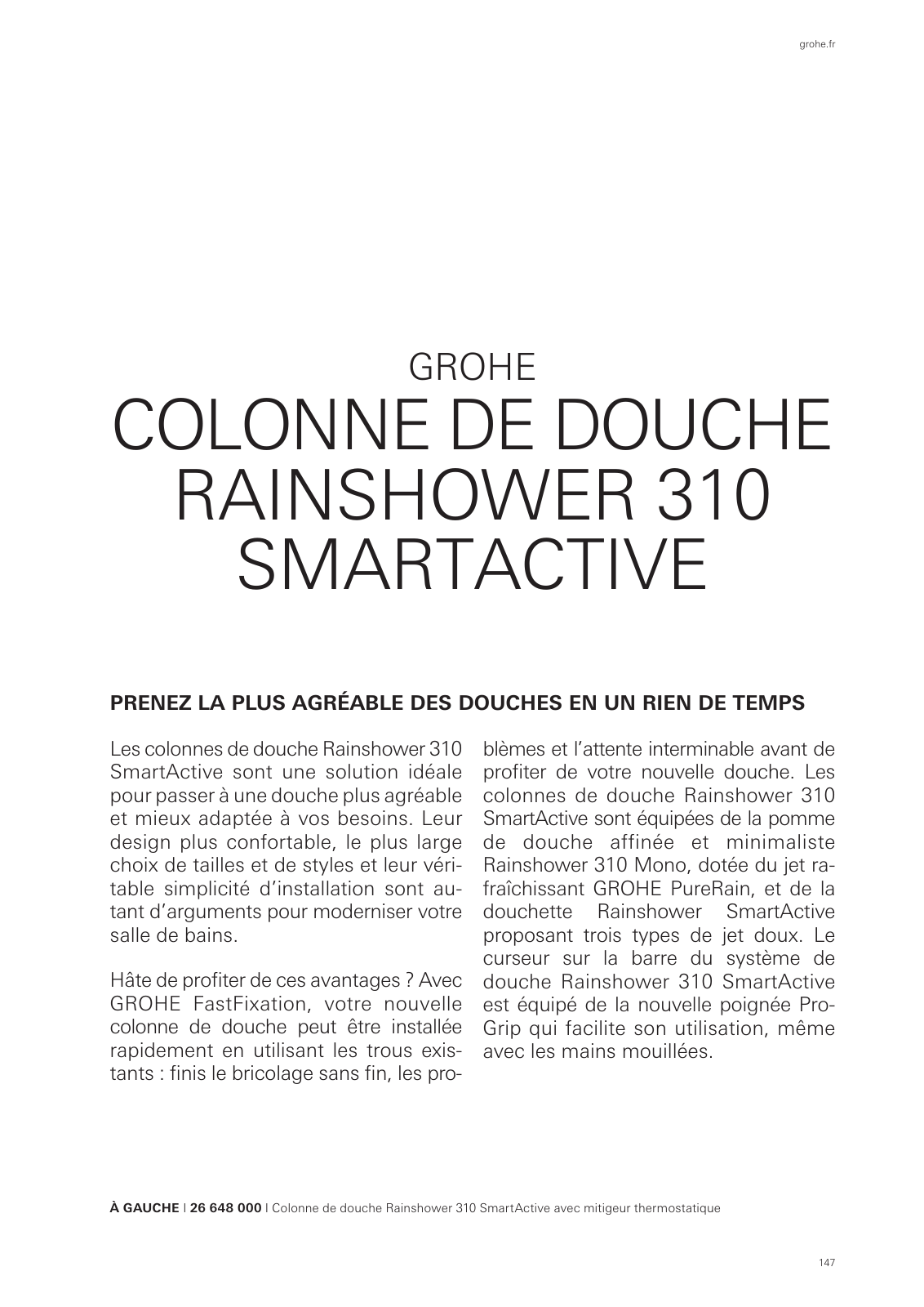 Vorschau GROHE-Bath-Brochure_fr-fr Seite 151