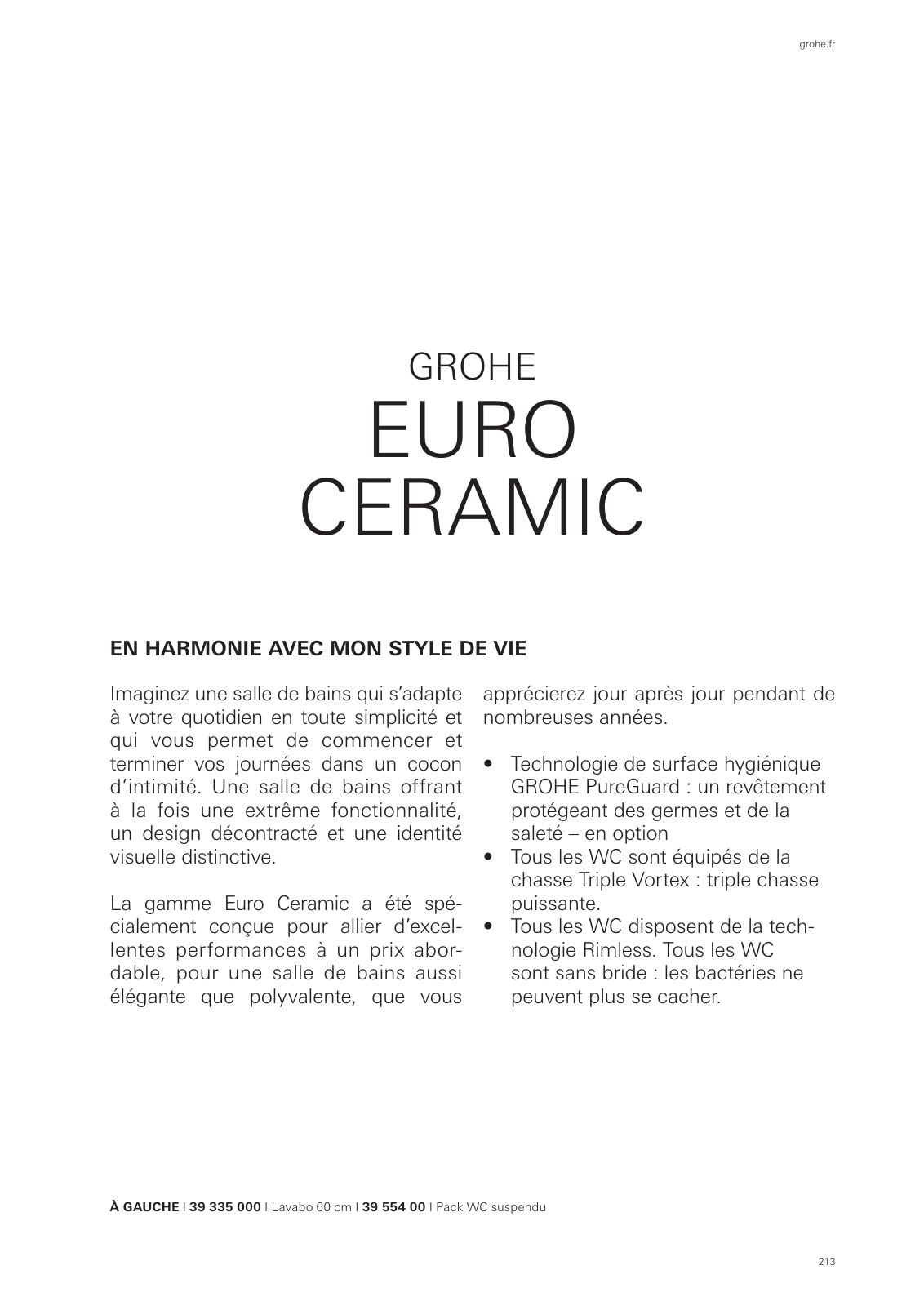 Vorschau GROHE-Bath-Brochure_fr-fr Seite 217
