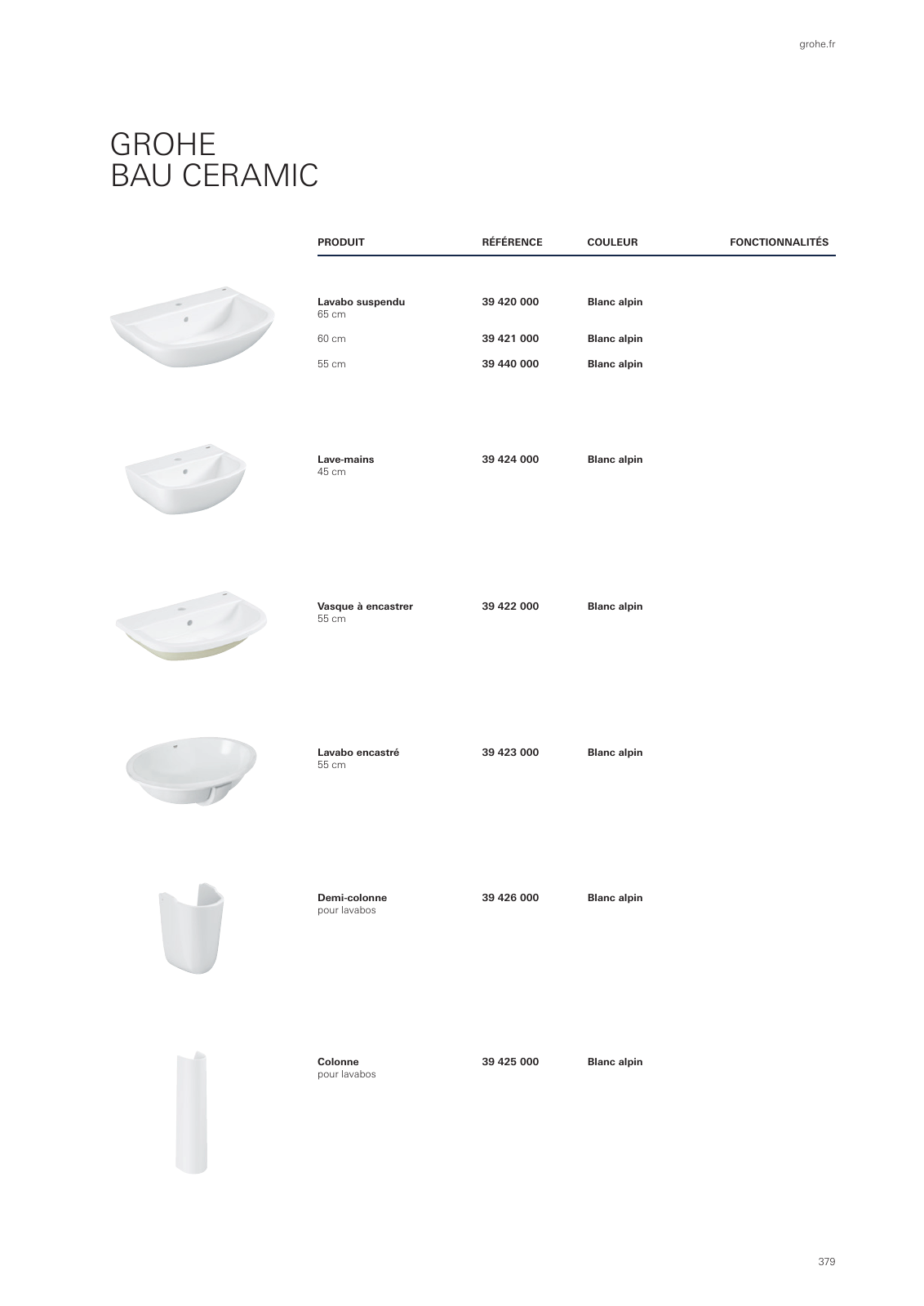 Vorschau GROHE-Bath-Brochure_fr-fr Seite 383