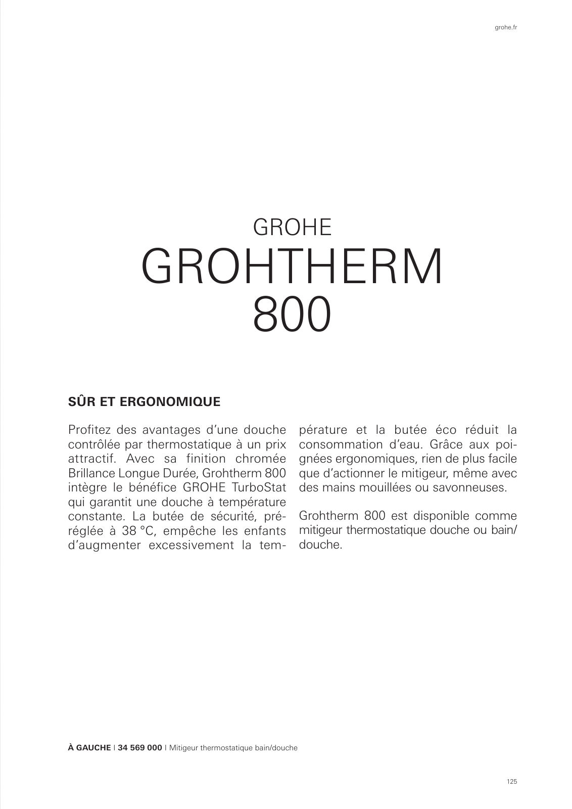 Vorschau GROHE-Bath-Brochure_fr-fr Seite 129