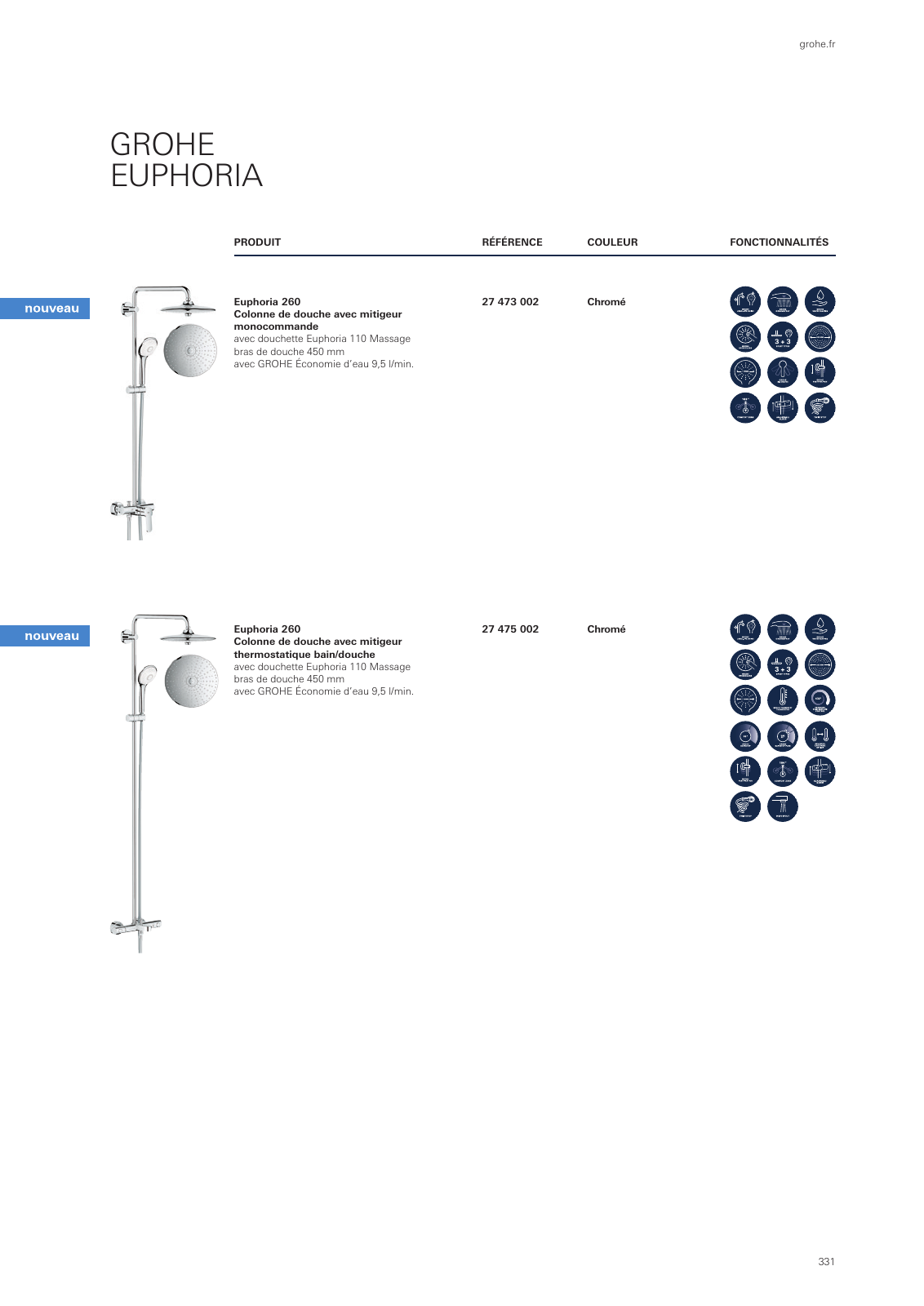Vorschau GROHE-Bath-Brochure_fr-fr Seite 335