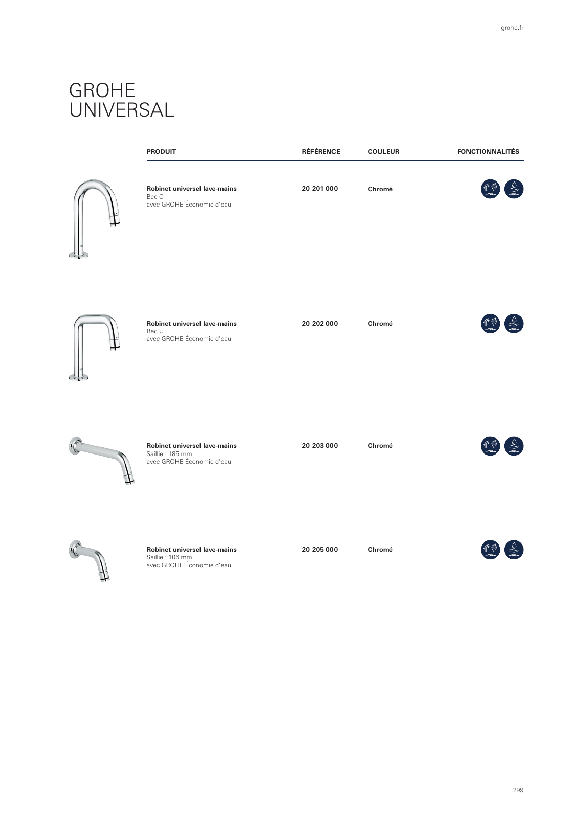 Vorschau GROHE-Bath-Brochure_fr-fr Seite 303