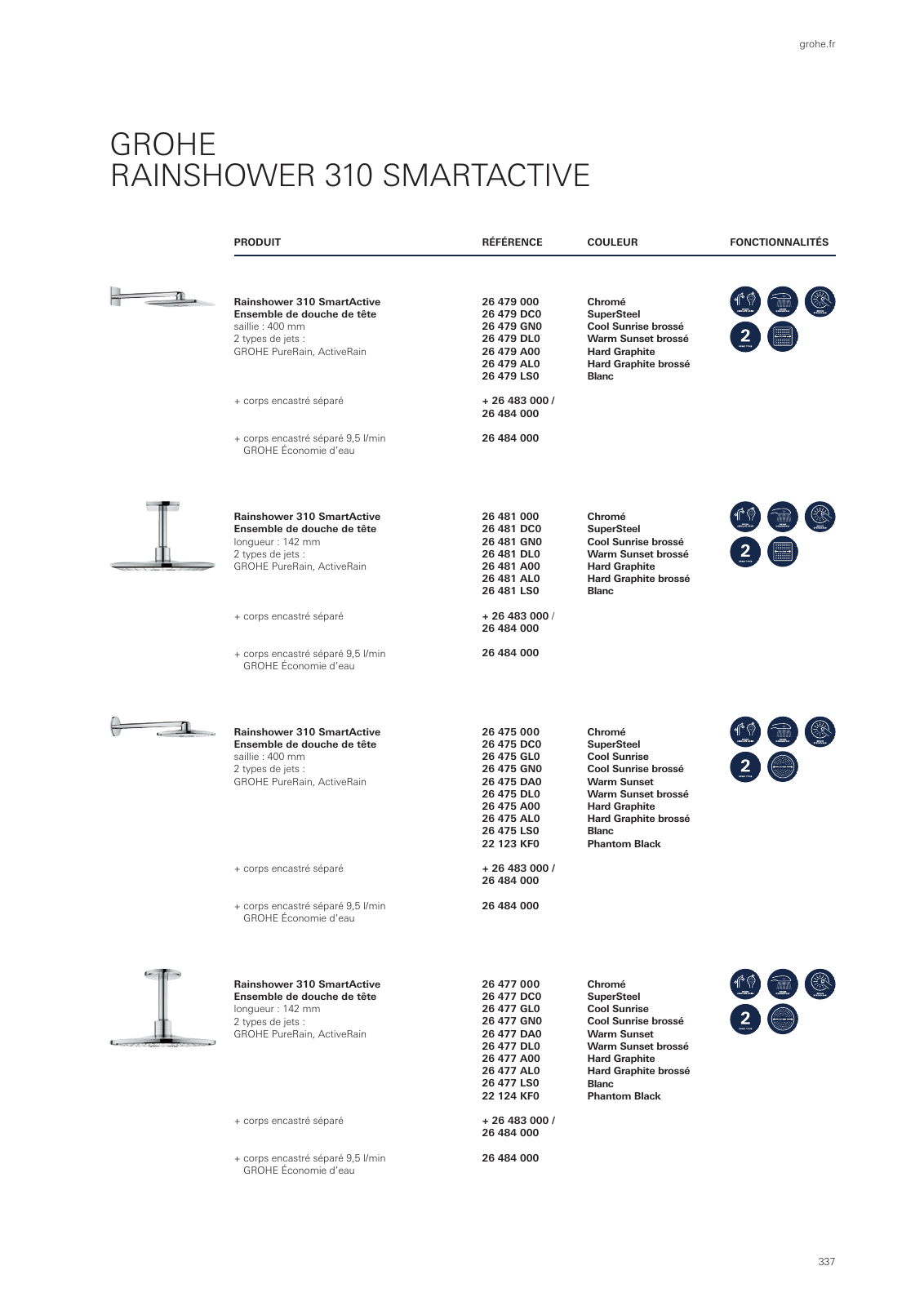 Vorschau GROHE-Bath-Brochure_fr-fr Seite 341