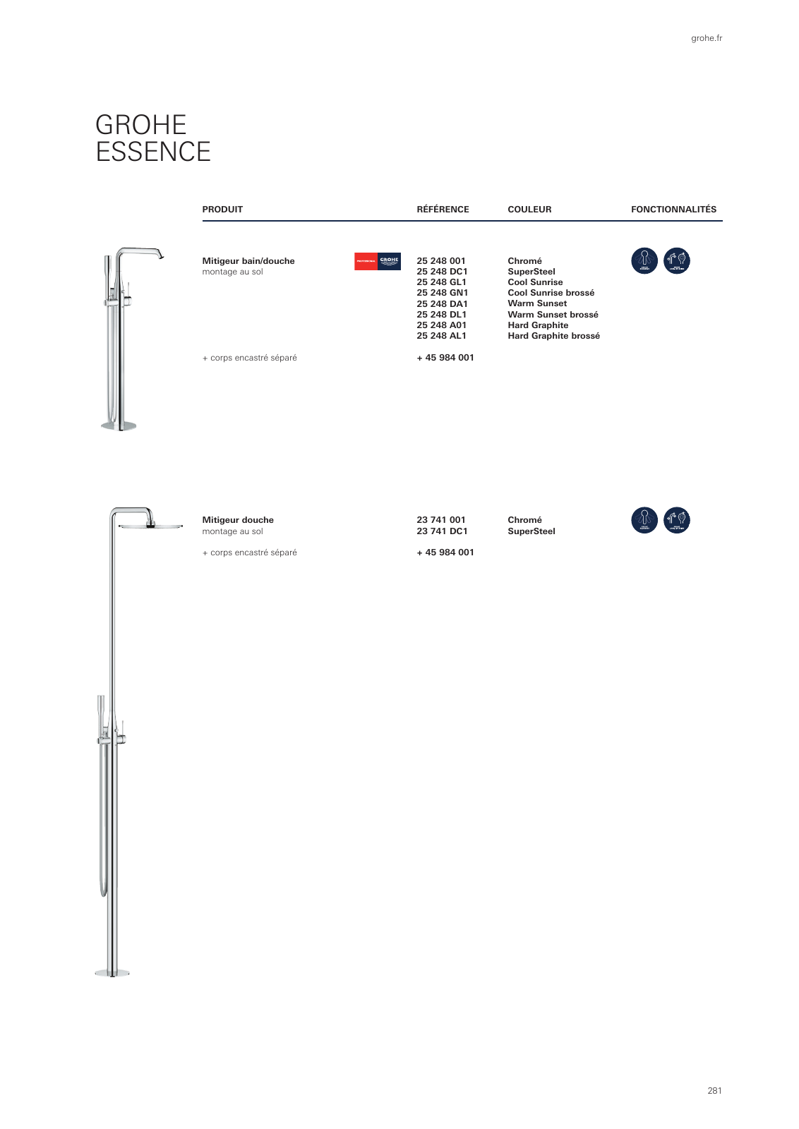 Vorschau GROHE-Bath-Brochure_fr-fr Seite 285