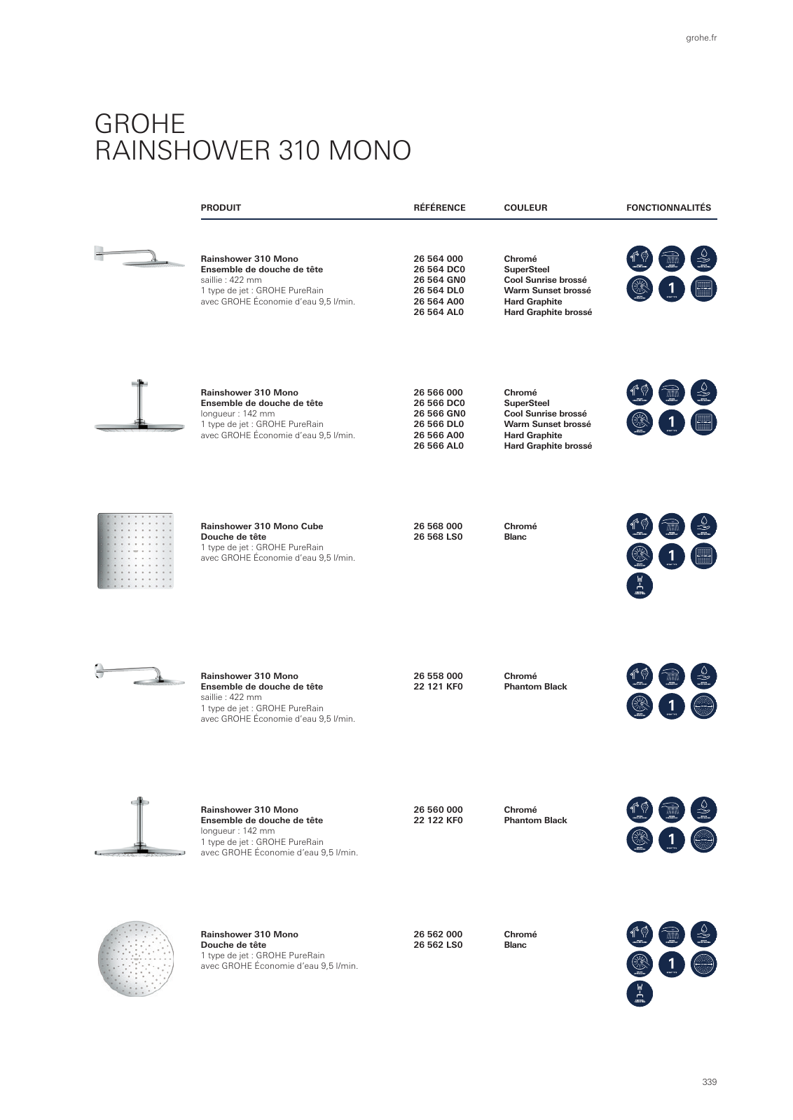 Vorschau GROHE-Bath-Brochure_fr-fr Seite 343