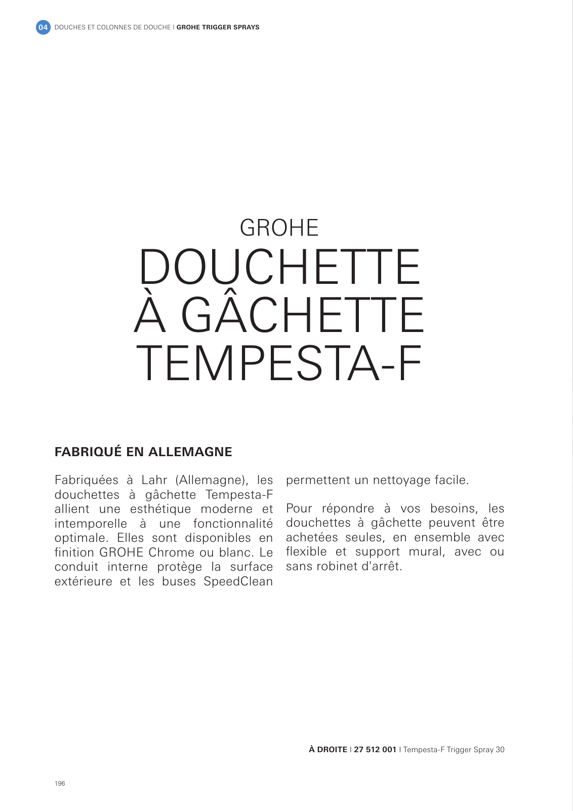 Vorschau GROHE-Bath-Brochure_fr-fr Seite 200