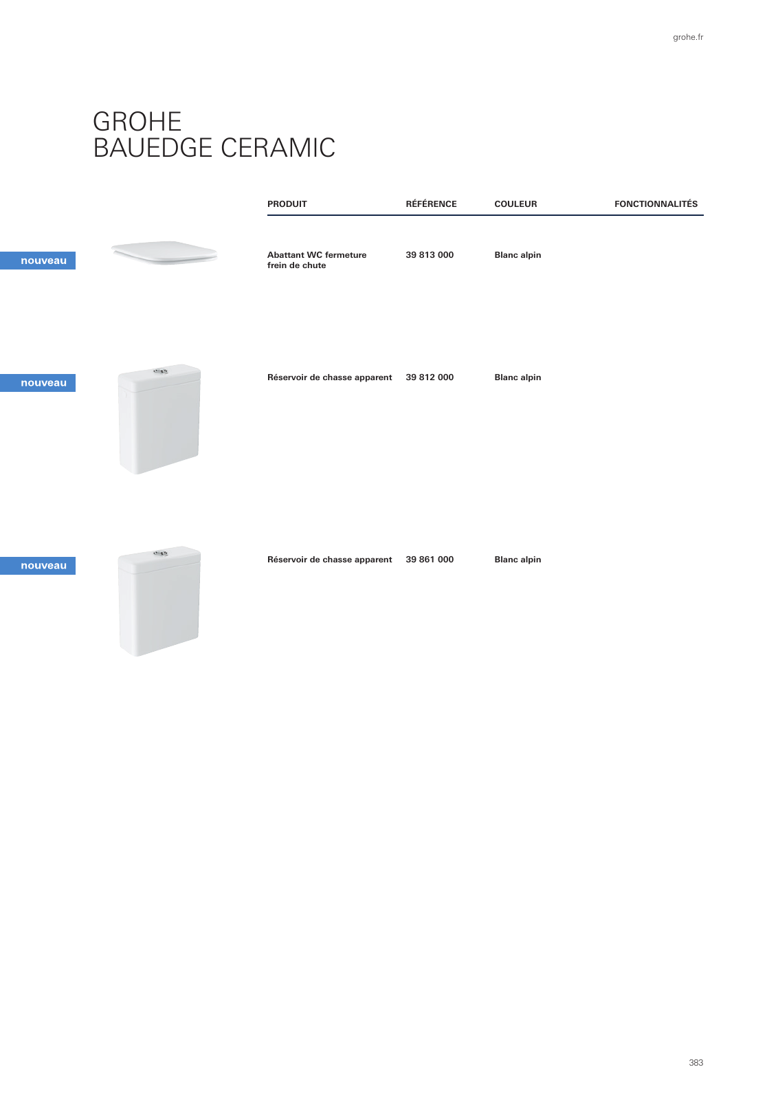 Vorschau GROHE-Bath-Brochure_fr-fr Seite 387