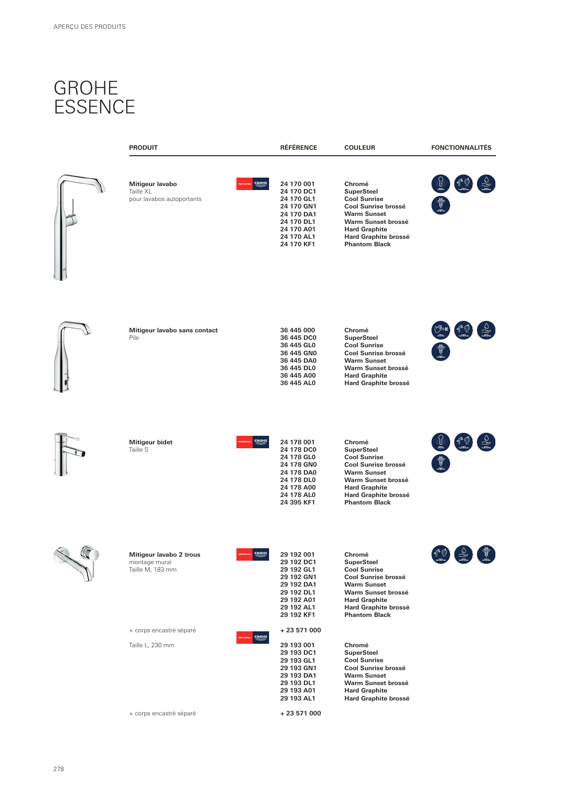 Vorschau GROHE-Bath-Brochure_fr-fr Seite 282