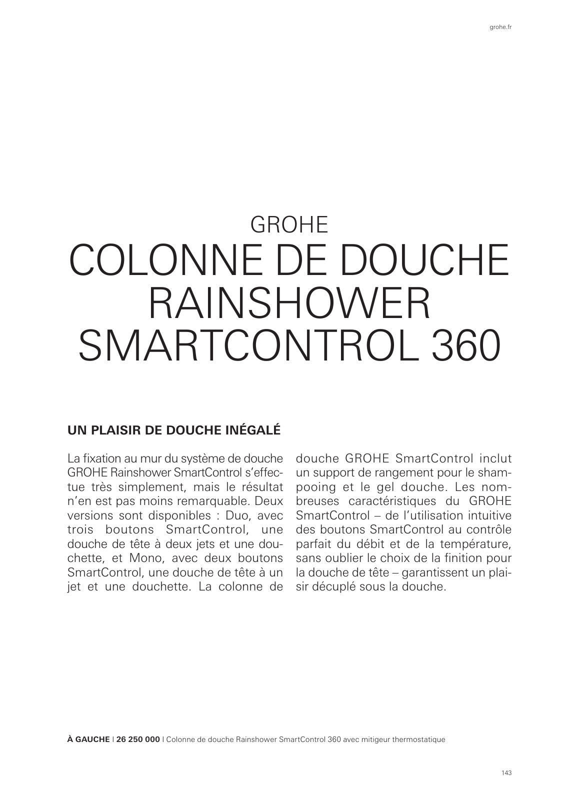 Vorschau GROHE-Bath-Brochure_fr-fr Seite 147