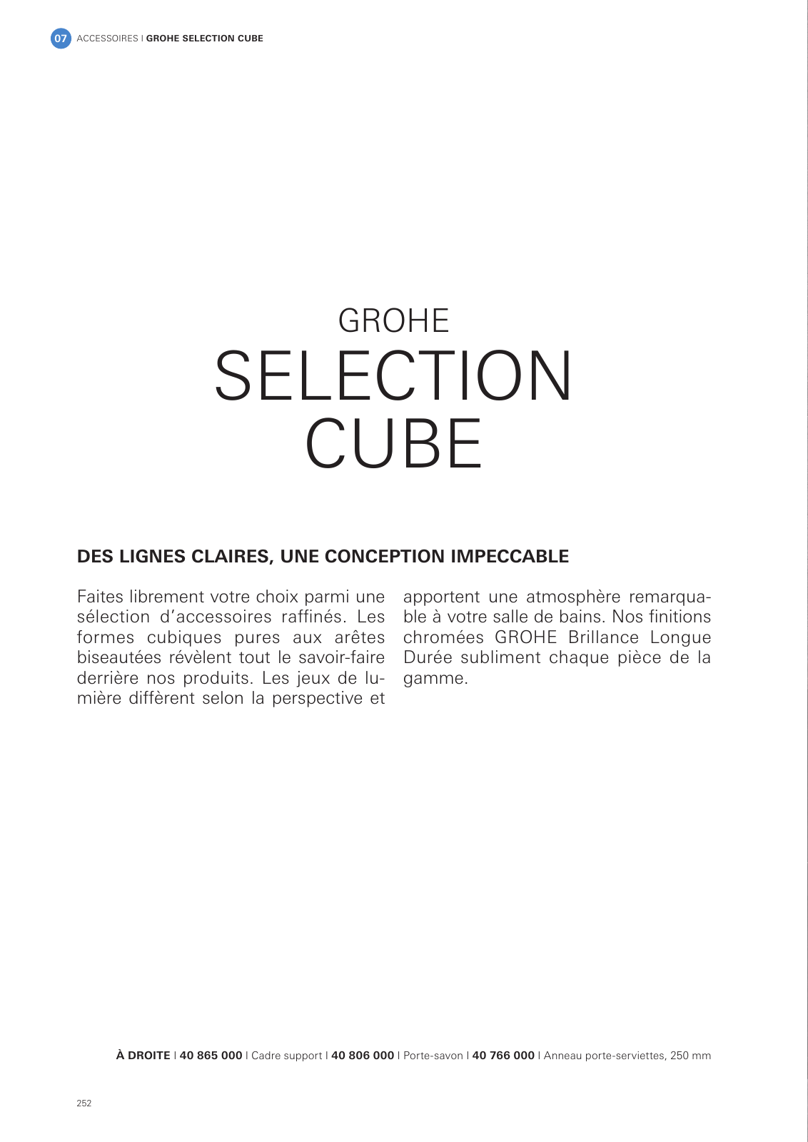Vorschau GROHE-Bath-Brochure_fr-fr Seite 256