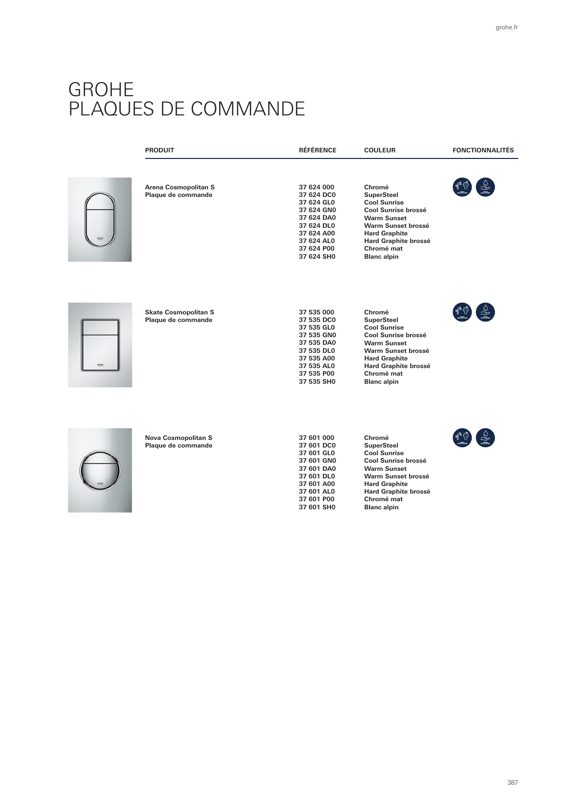 Vorschau GROHE-Bath-Brochure_fr-fr Seite 391