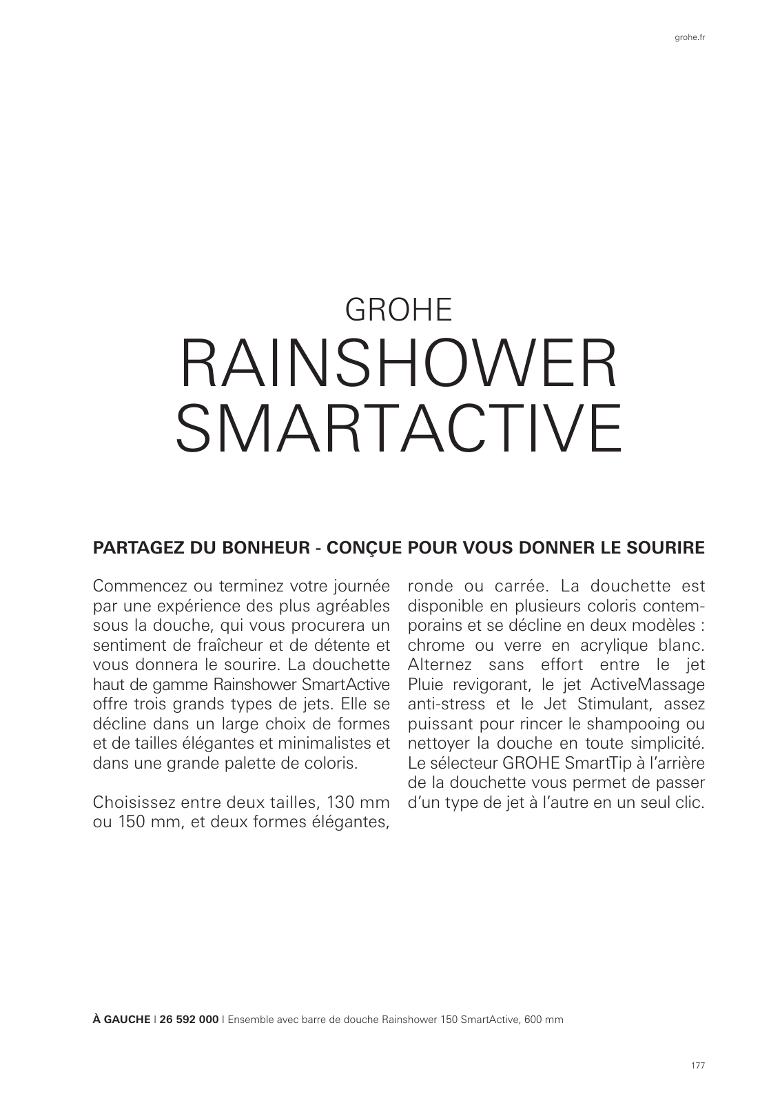 Vorschau GROHE-Bath-Brochure_fr-fr Seite 181