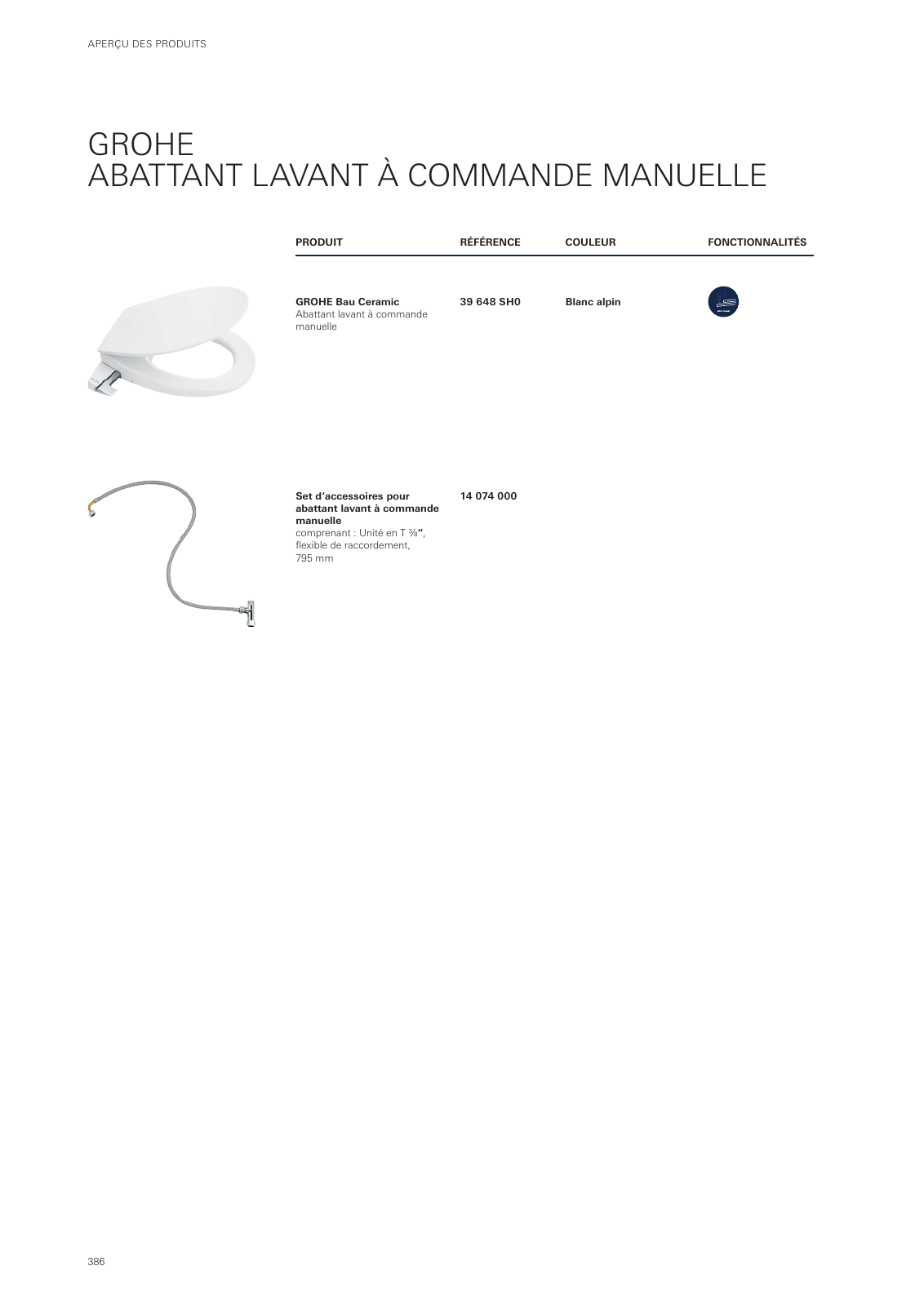 Vorschau GROHE-Bath-Brochure_fr-fr Seite 390